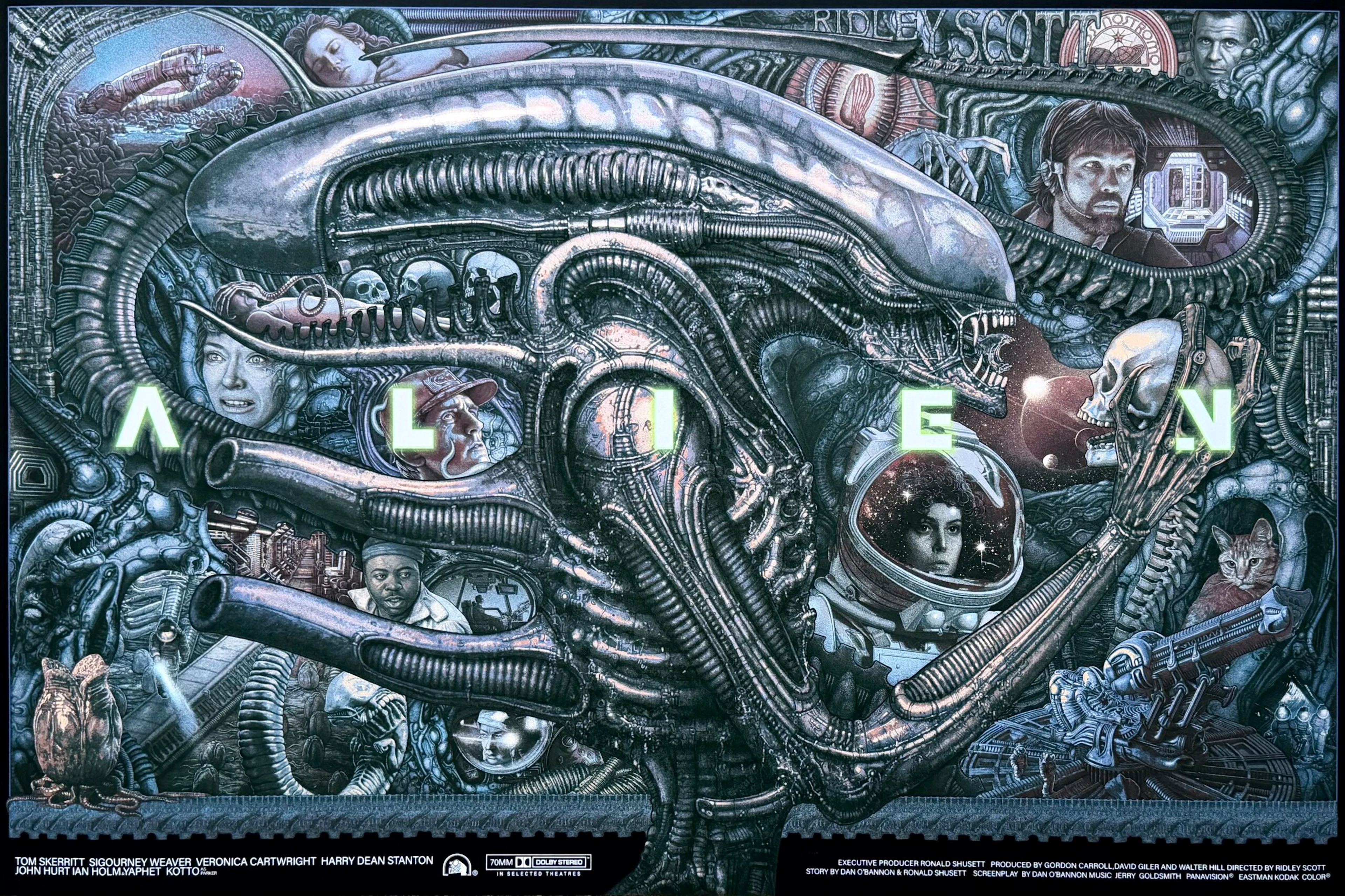 Alien Alternative Movie Poster - Ridley Scott - Sigourney Weaver