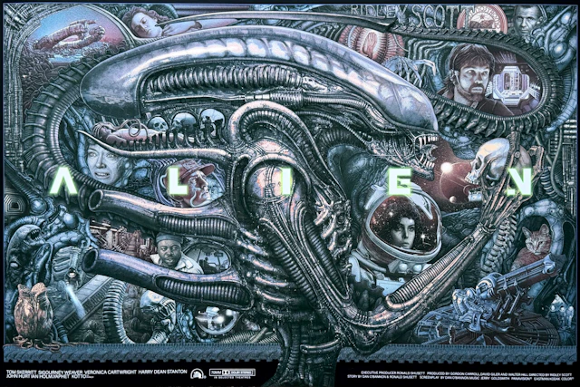 Alien Alternative Movie Poster - Ridley Scott - Sigourney Weaver