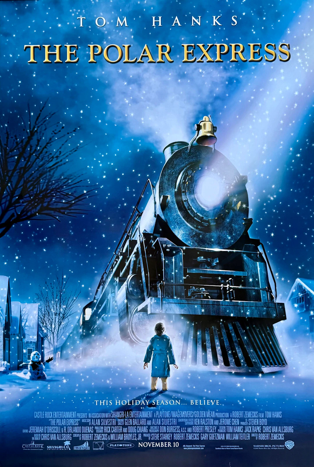 OriginalThe Polar Express Movie Poster - Tom Hanks - Christmas