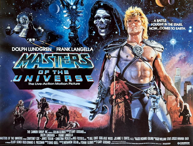 Original Masters of the Universe Movie Poster - He-Man - Skeletor
