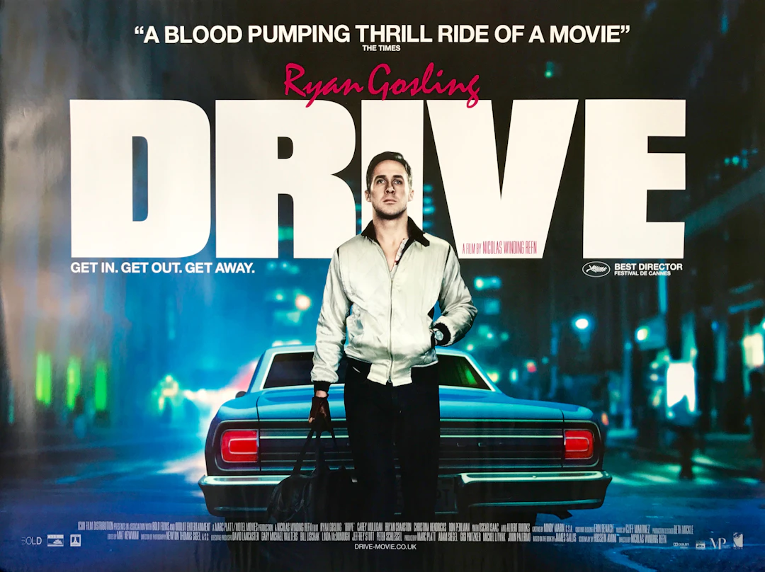 Original DRIVE Movie Poster - Nicolas Winding Refn