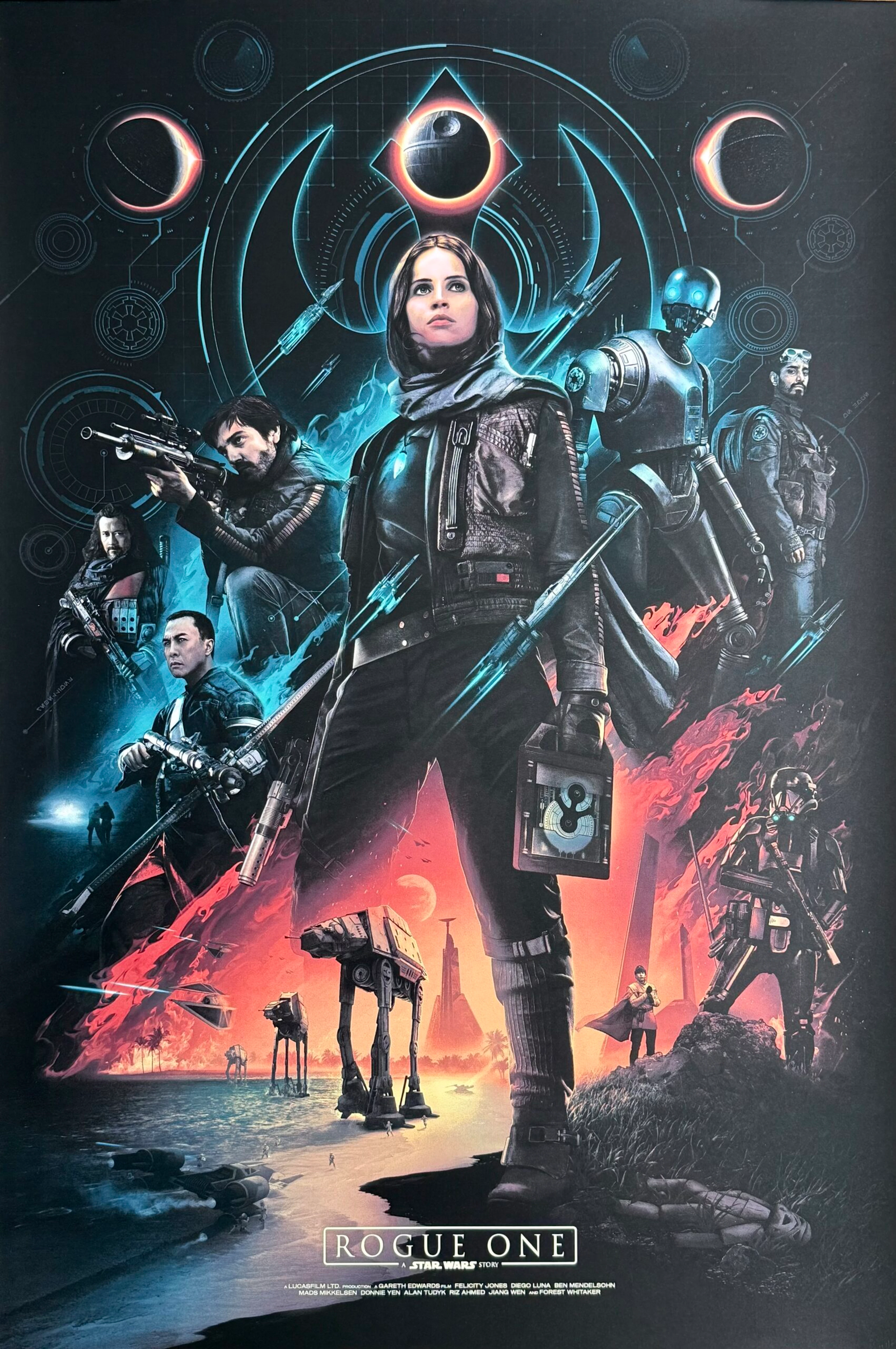 Rogue One: A Star Wars Story Alternative Movie Poster - Jyn Erso