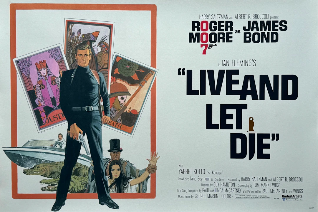 James Bond: Live and Let Die Alternative Movie Poster - 007