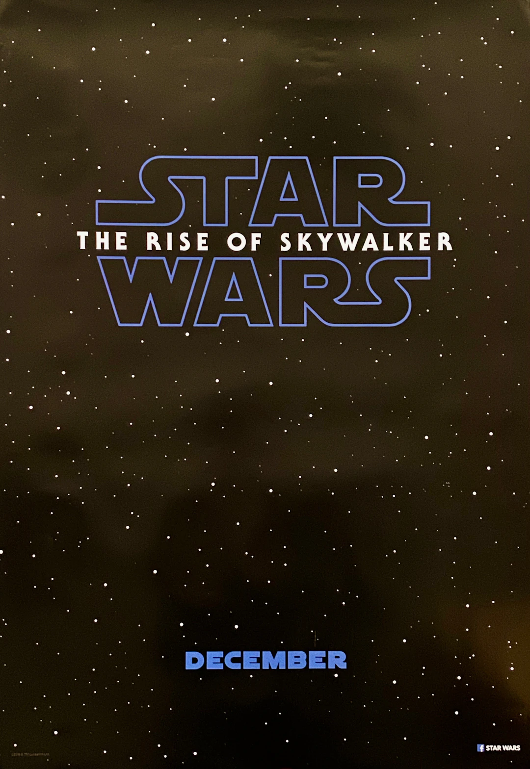 Star Wars The Rise of Skywalker Movie Poster - Princess Leia - Rey