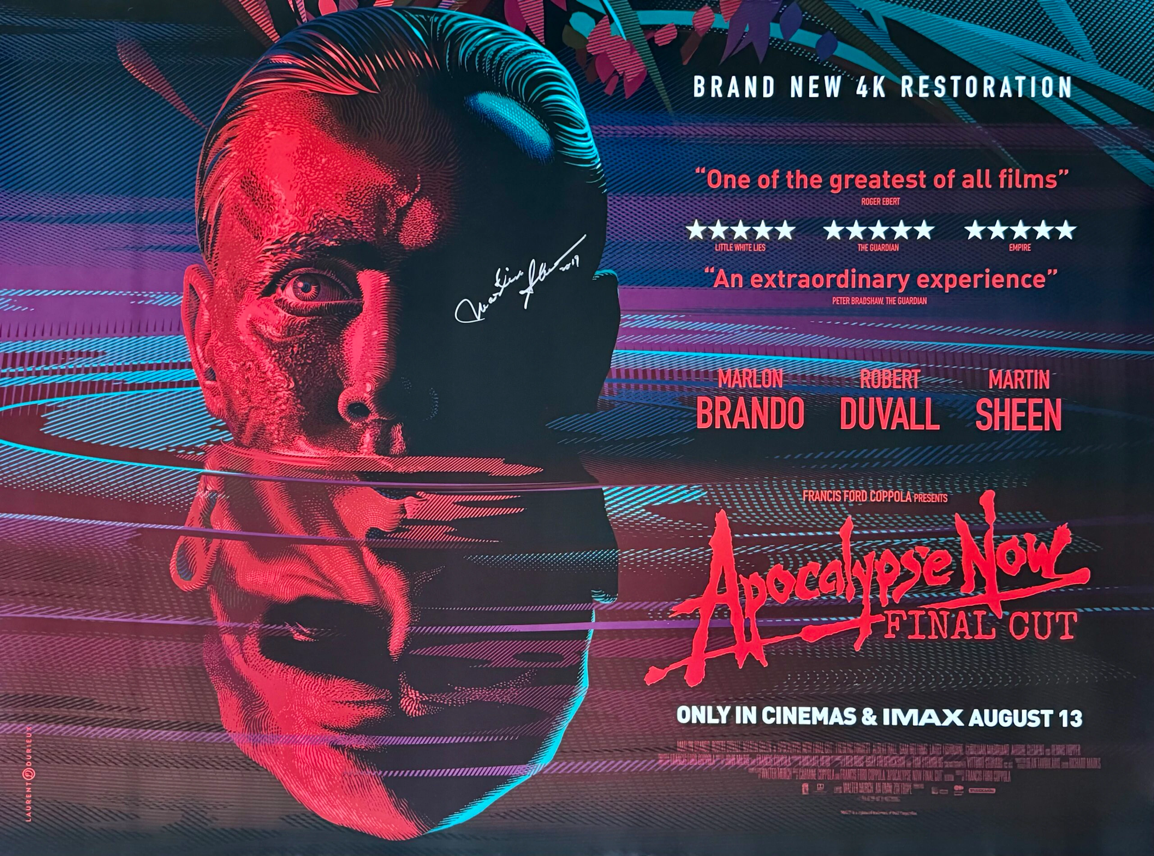 Original Apocalypse Now: Final Cut Movie Poster - Marlon Brando