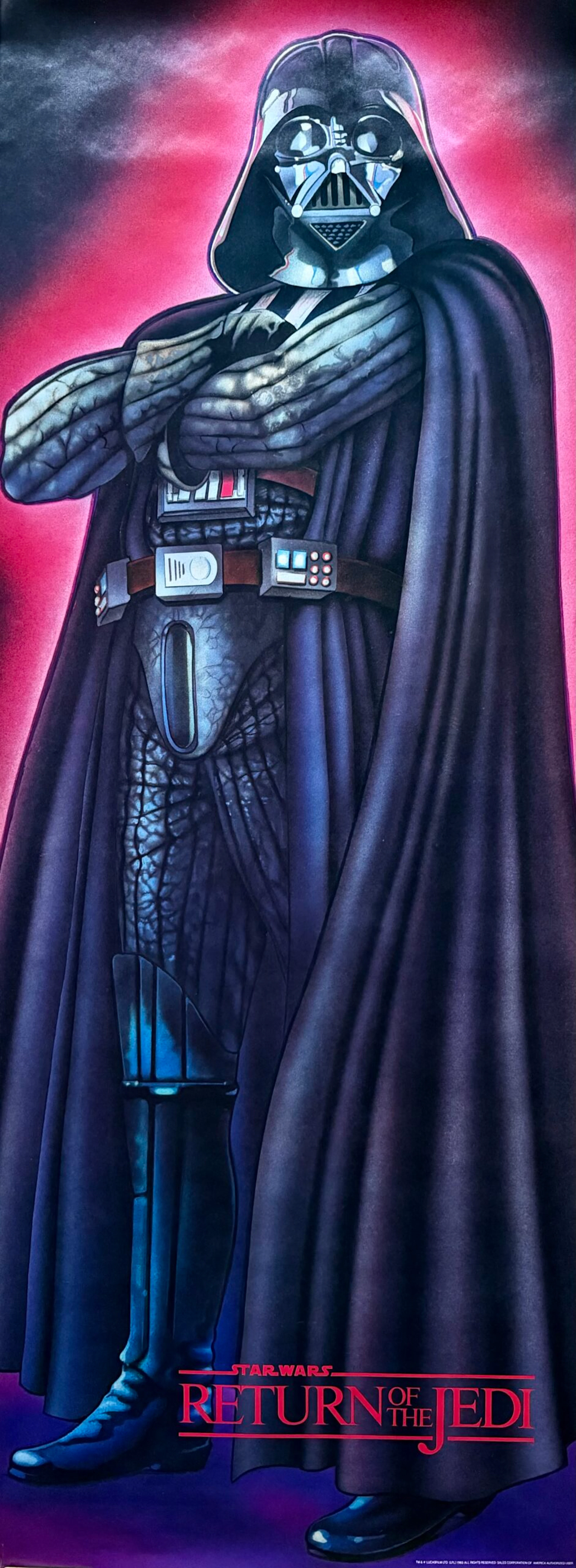 Original Star Wars: Return of the Jedi Movie Poster - Darth Vader