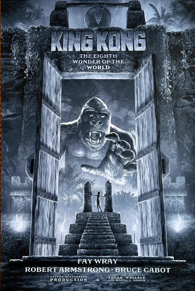 King Kong Alternative Movie Poster - Fay Wray - Skull Island