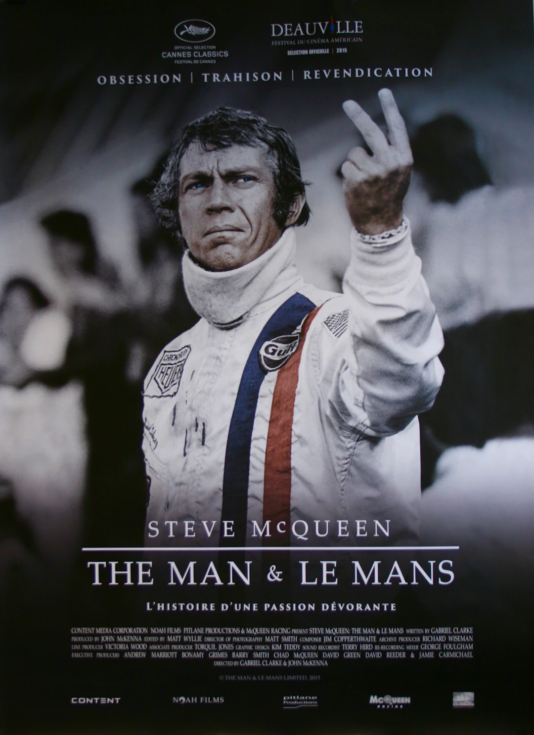 Original Steve McQueen The Man and Le Mans Movie Poster