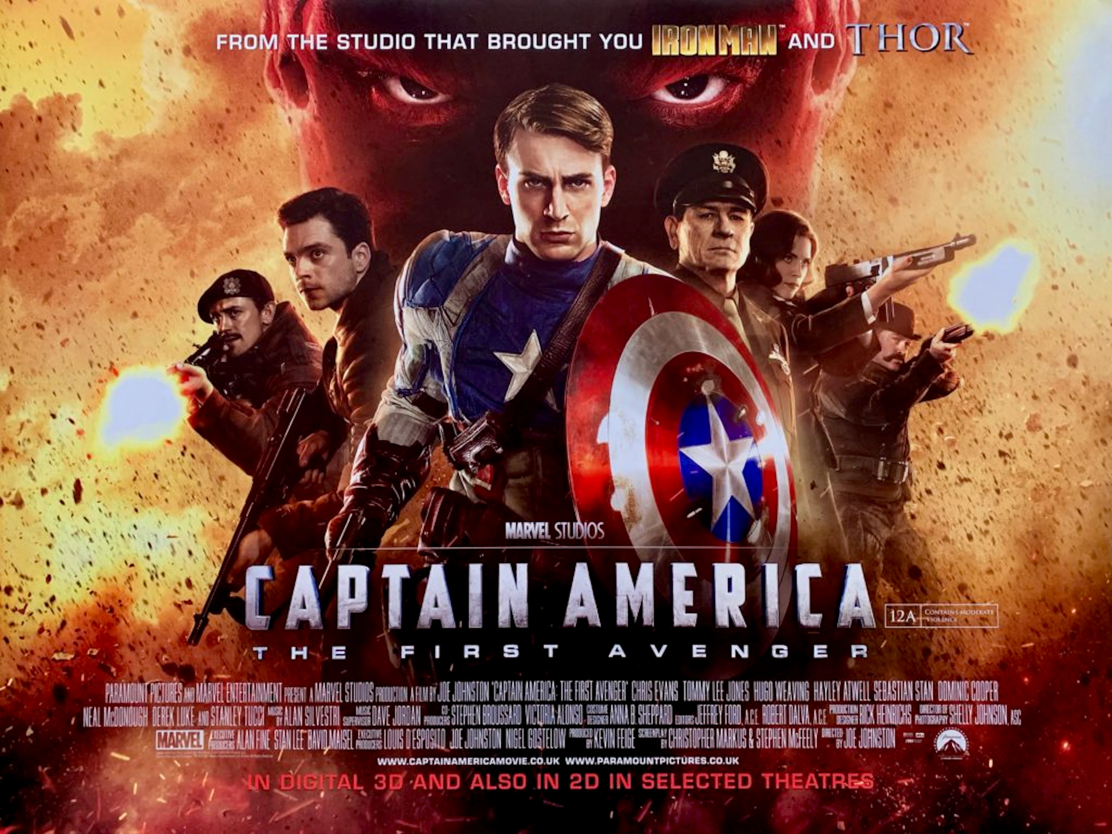 Captain America: The First Avenger Movie Poster - Marvel
