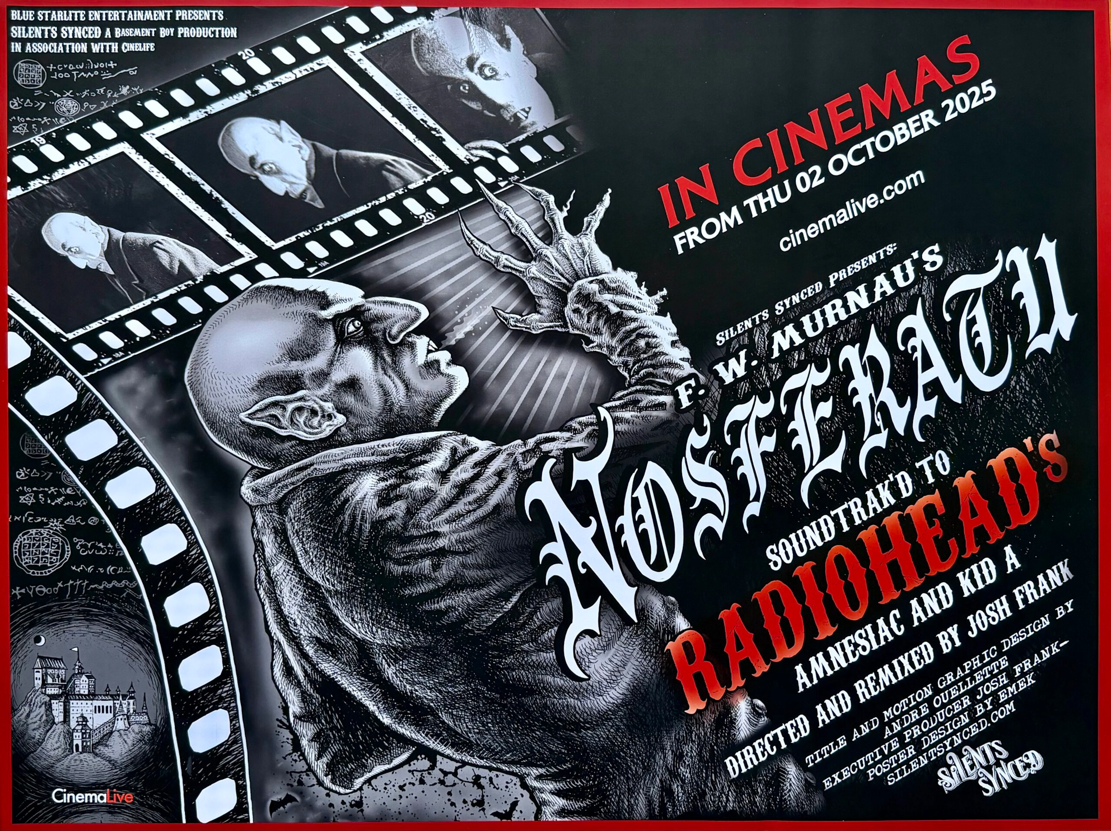 Original Radiohead X Nosferatu: A Symphony in Horror