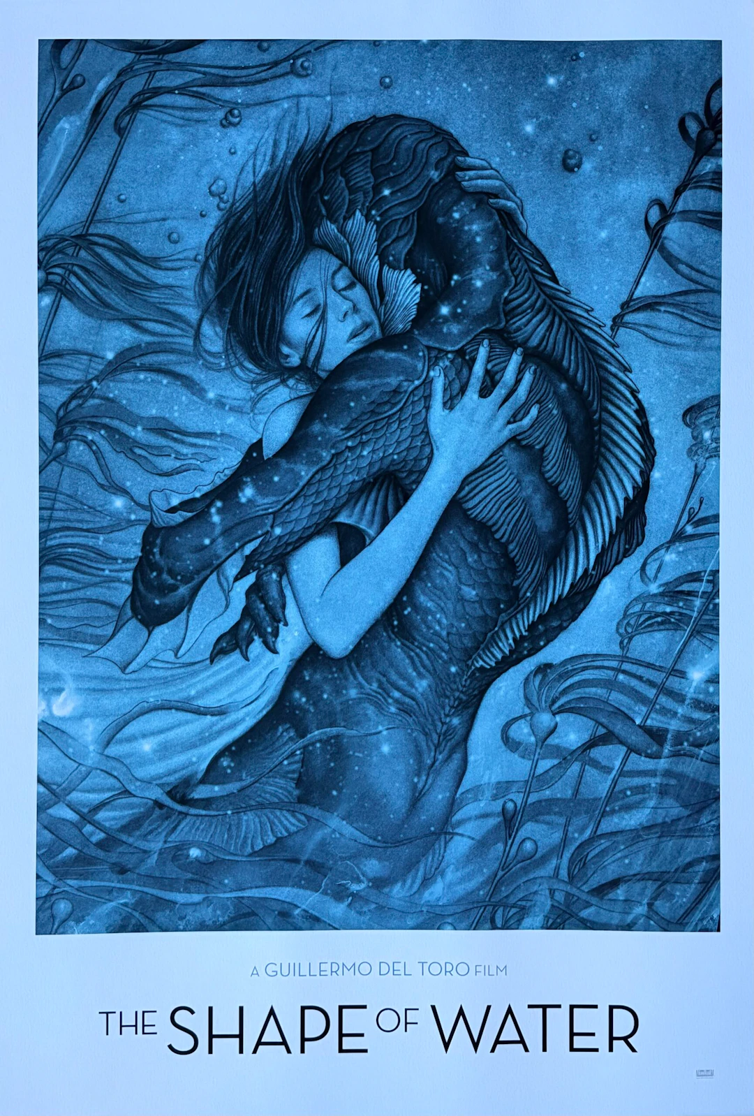 The Shape of Water Movie Poster - Guillermo Del Toro - Sci Fi