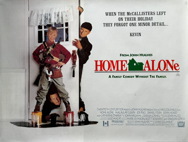 Original Home Alone Movie Poster - Macaulay Culkin - Christmas