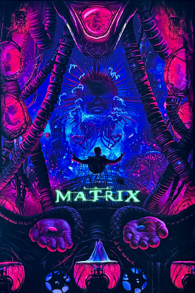 The Matrix Alternative Movie Poster - Keanu Reeves - Neo