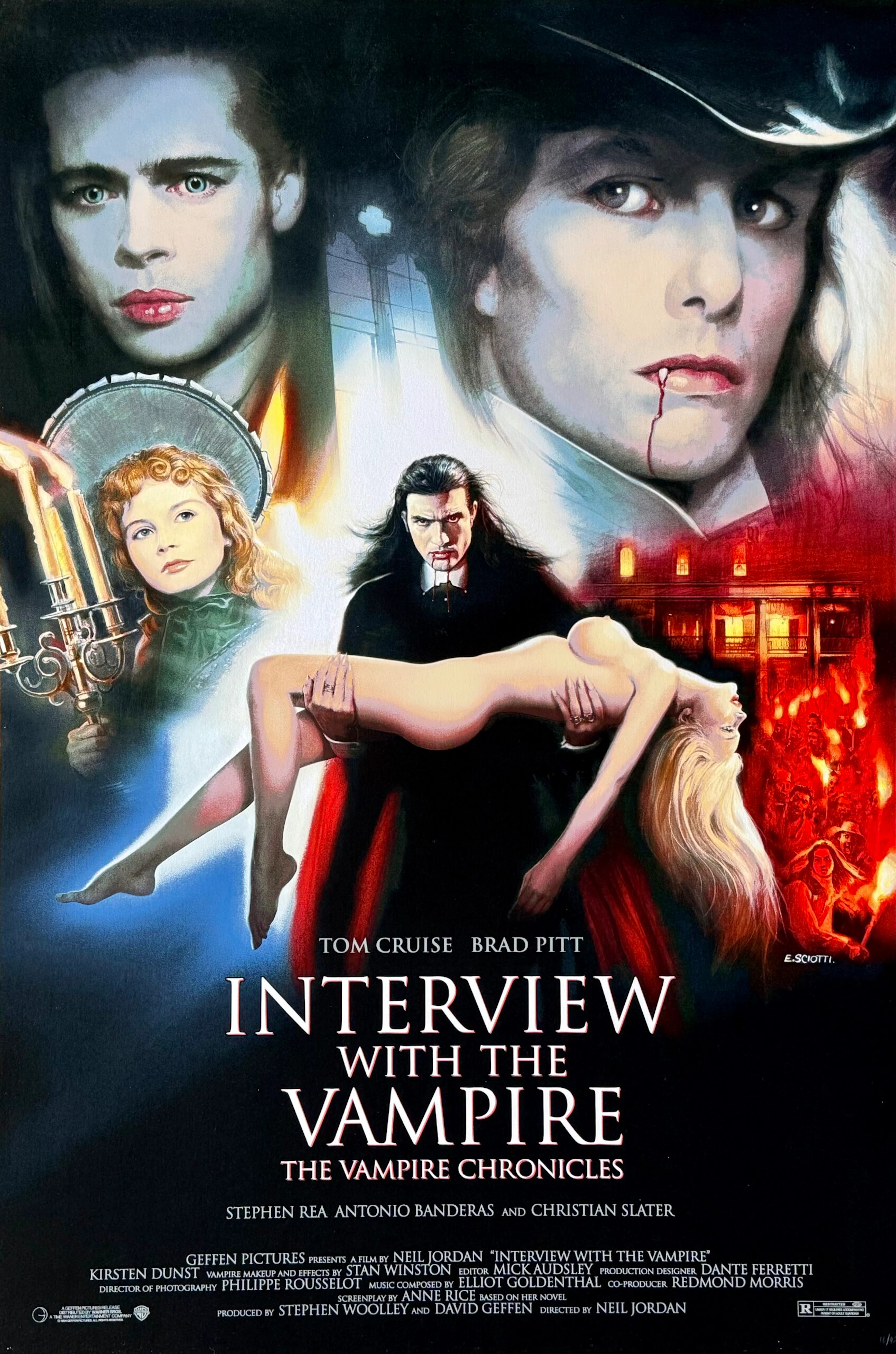 Interview with the Vampire Alternative Movie Poster - Tom Cruise