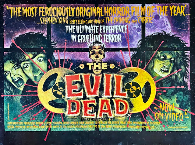 Original Evil Dead Movie Poster - Horror - Sam Raimi