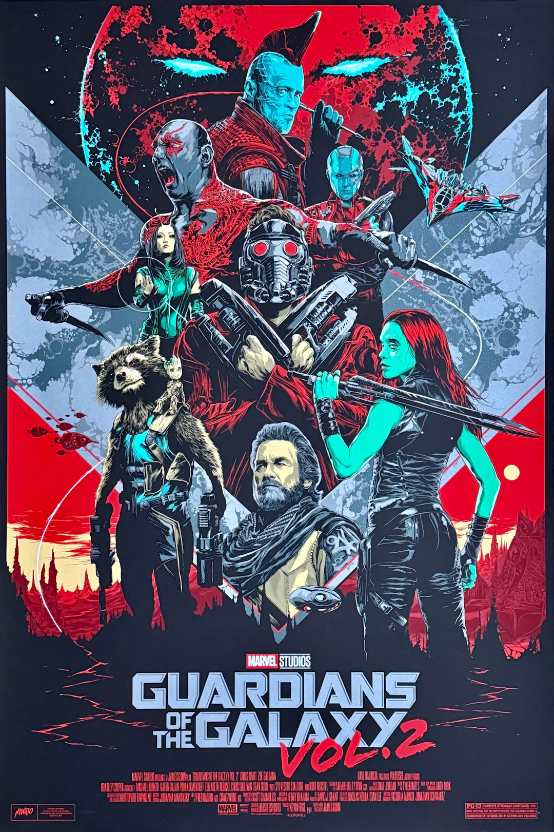 Guardians of the Galaxy Vol. 2 Alternative Movie Poster - Starlord