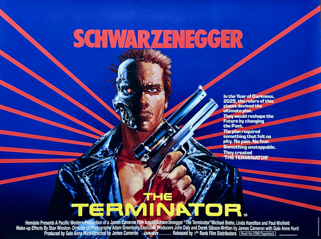 Original The Terminator Movie Poster - Arnold Schwarzenegger