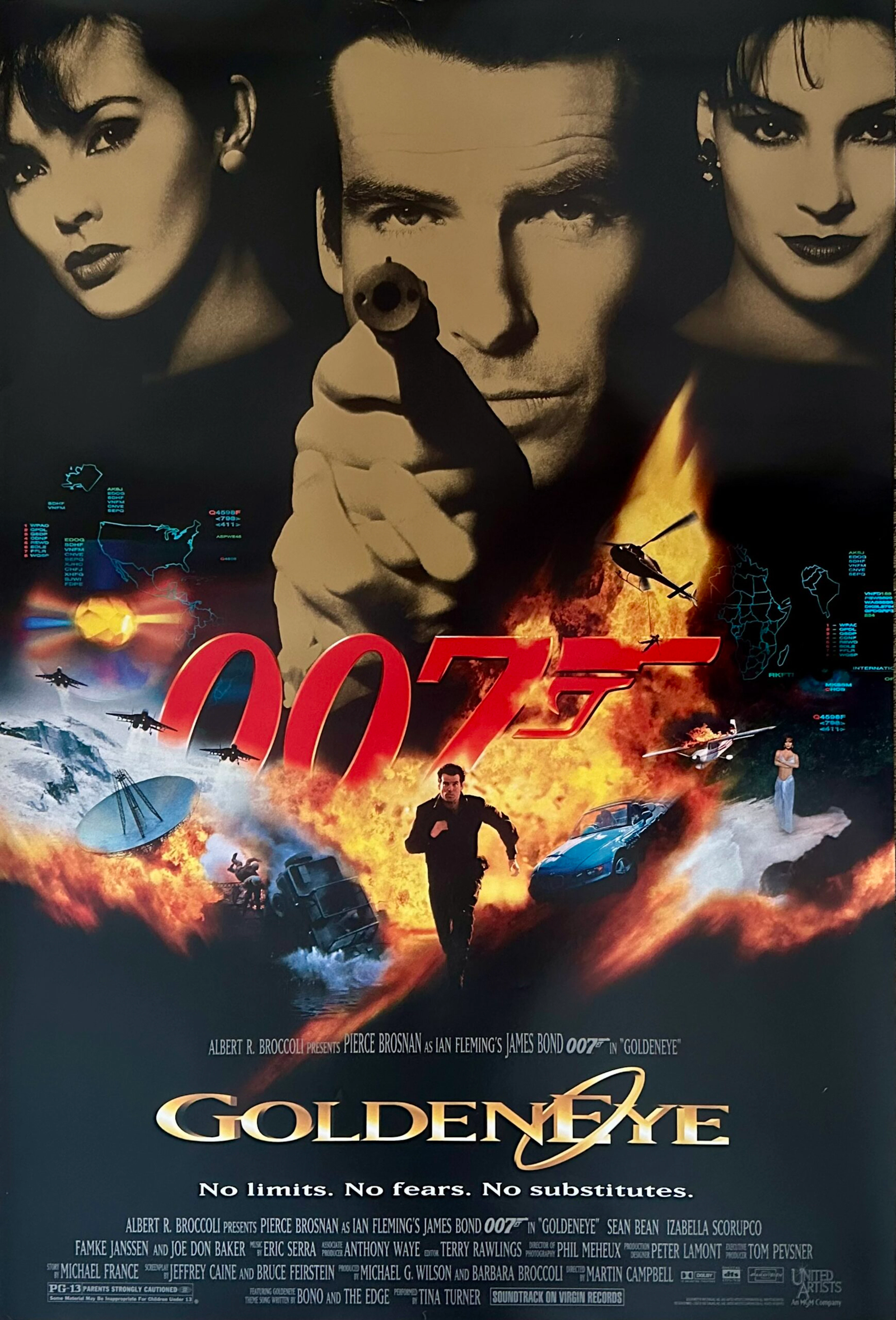 Original James Bond: Goldeneye Movie Poster - 007