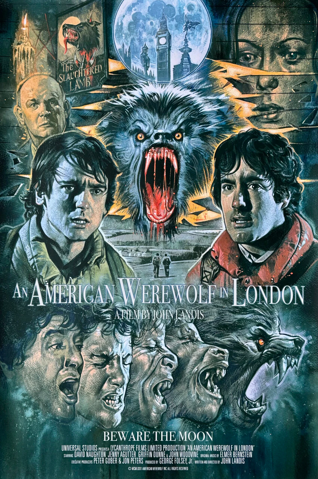 An American Werewolf in London Poster - Graham Humphreys