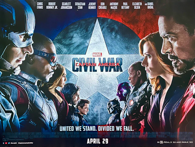 Original Captain America: Civil War Movie Poster - Marvel - Iron Man