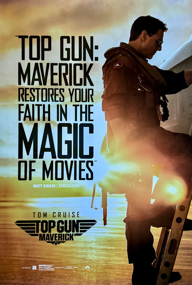 Original Top Gun: Maverick Movie Poster - Tom Cruise