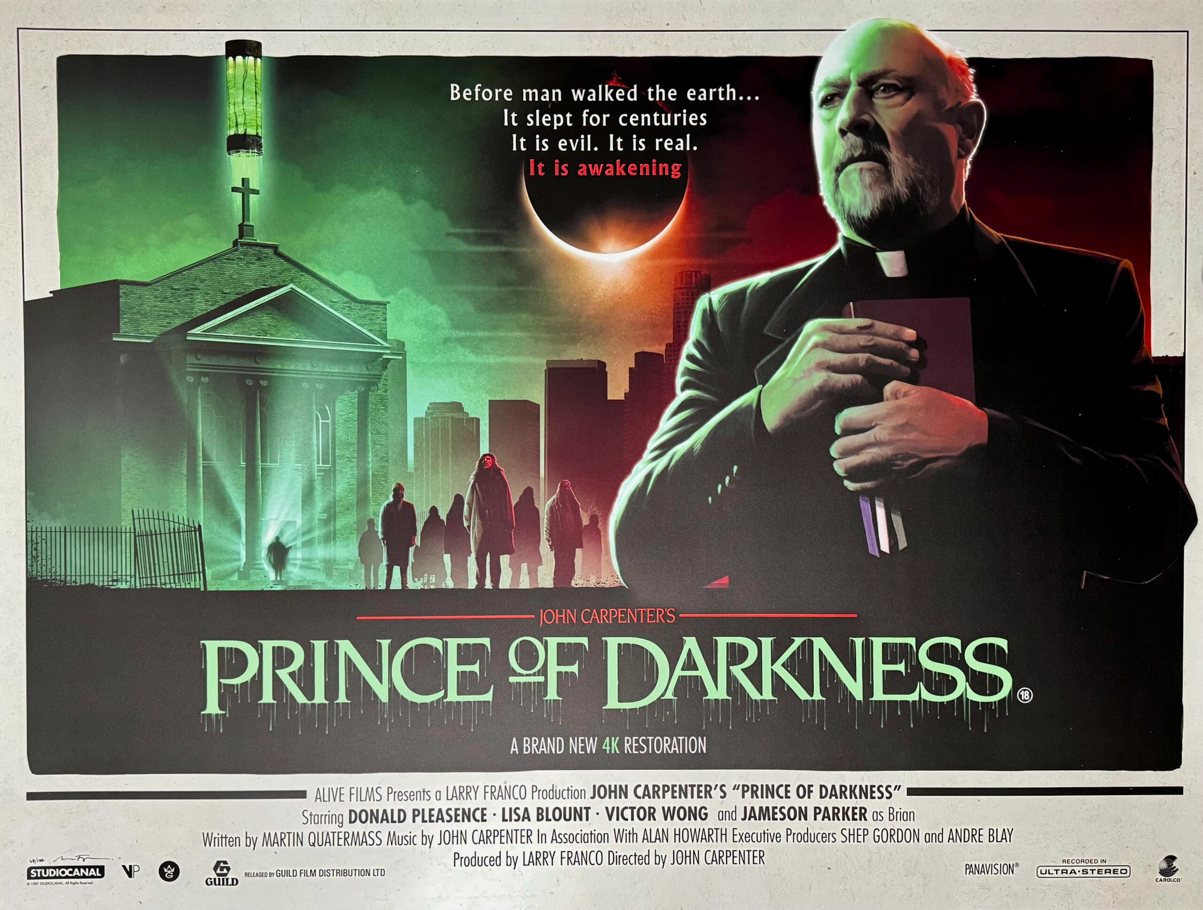 Original Prince of Darkness Movie Poster - John Carpenter - Horror