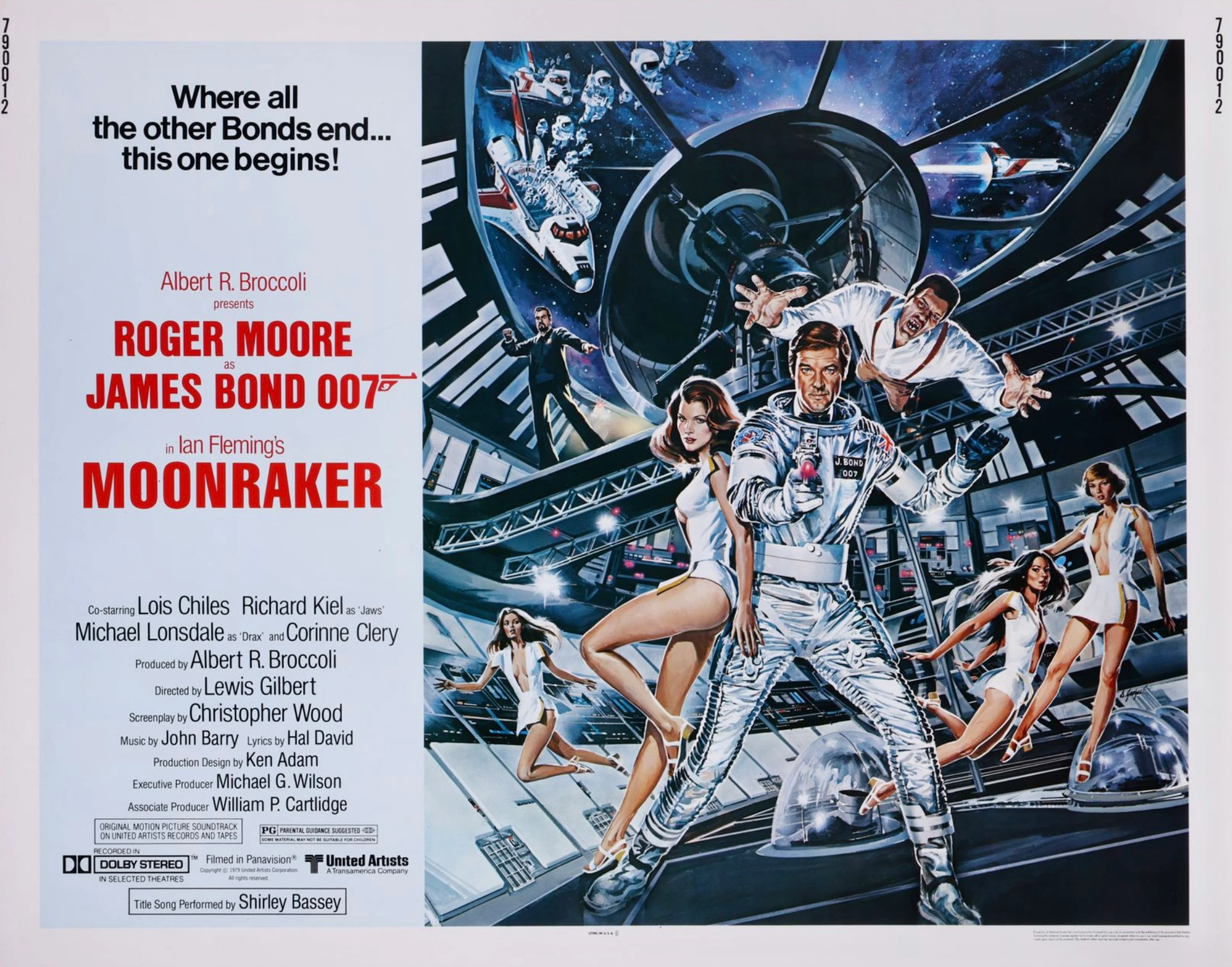 Original James Bond: Moonraker Movie Poster - Roger Moore - 007