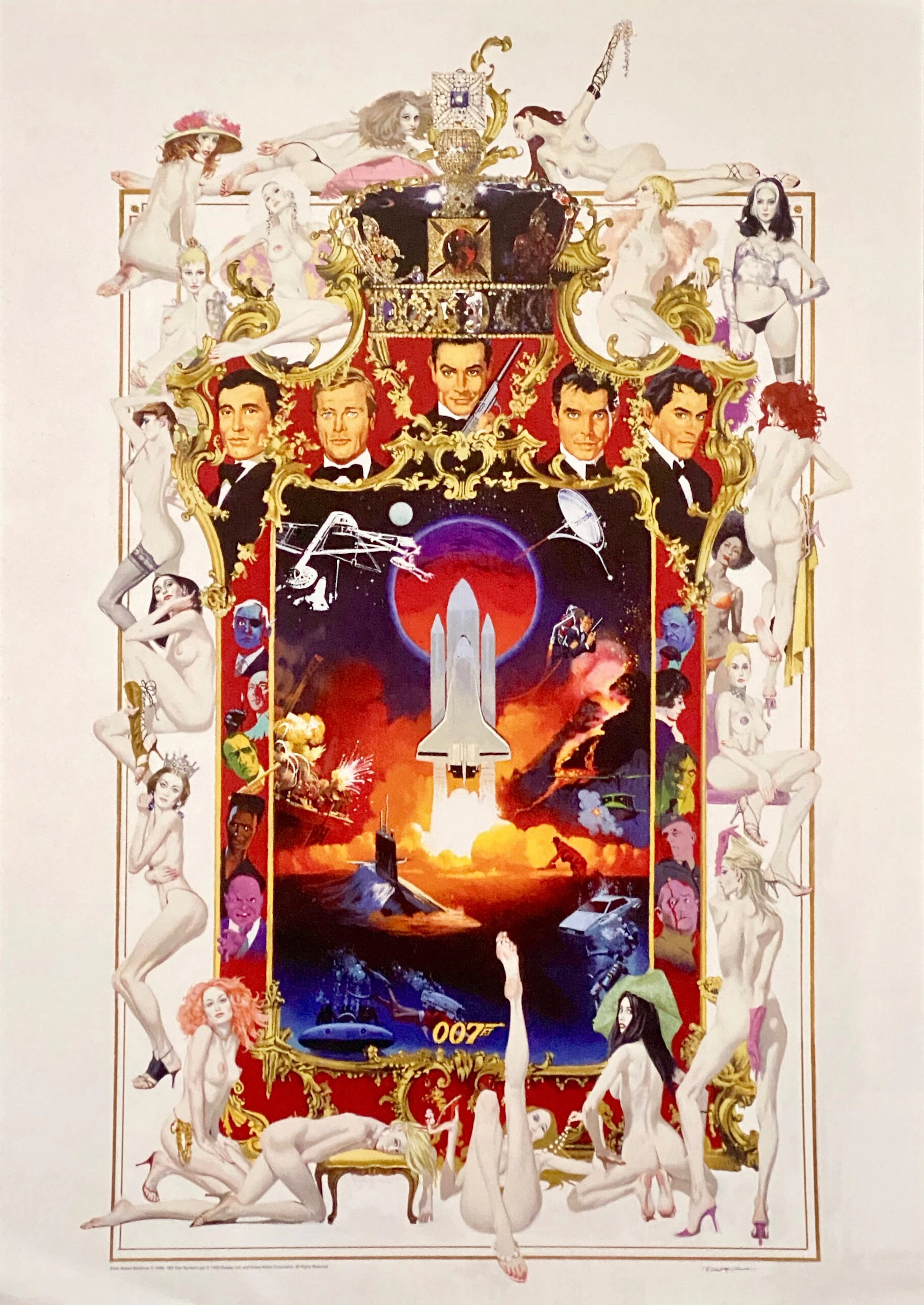 James Bond German Exhibition Poster - Sean Connery - 007