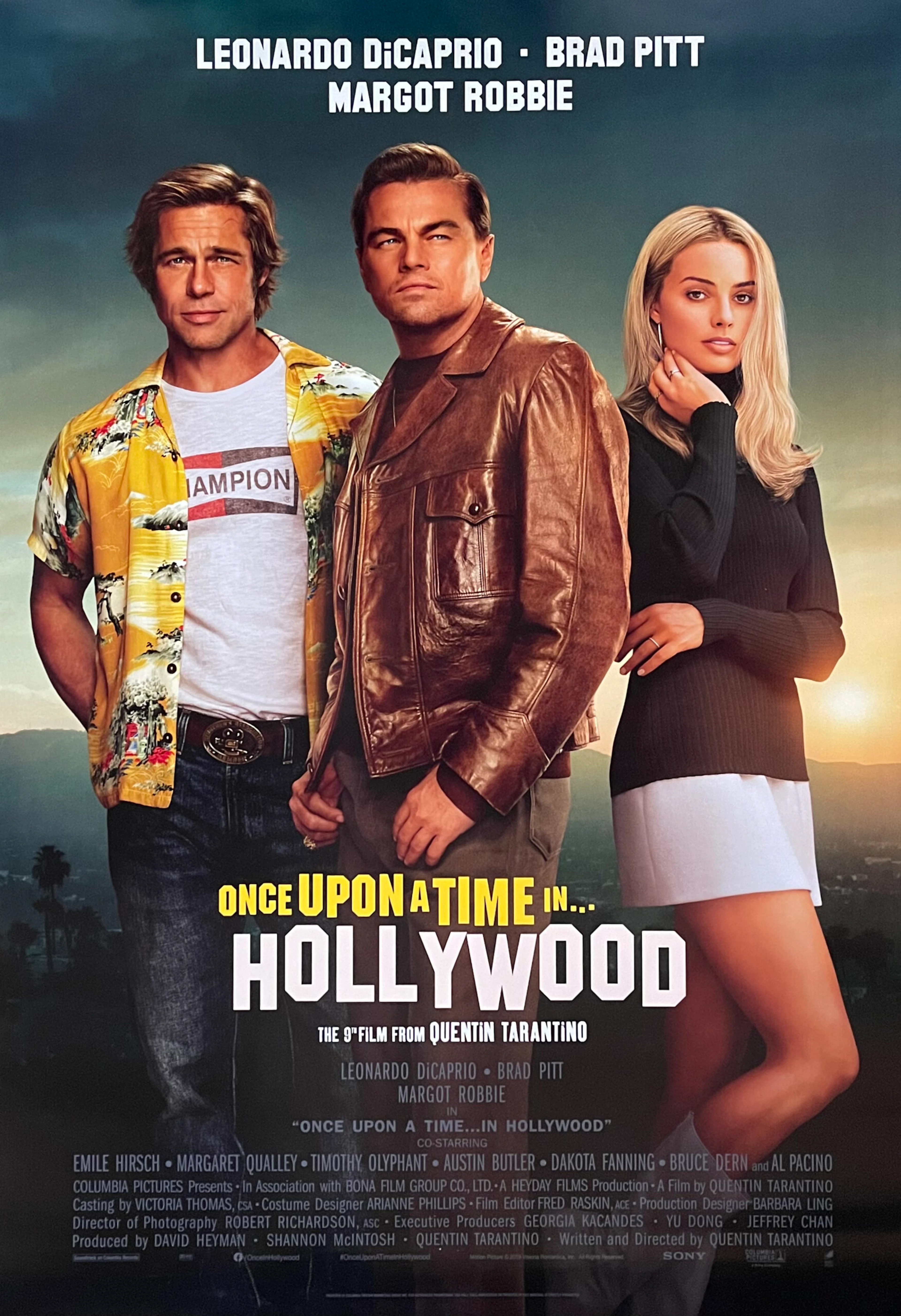 Original Once Upon a Time in Hollywood Movie Poster - Quentin Tarantino
