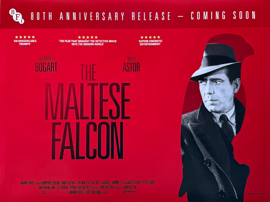 Original The Maltese Falcon Movie Poster - Humphrey Bogart
