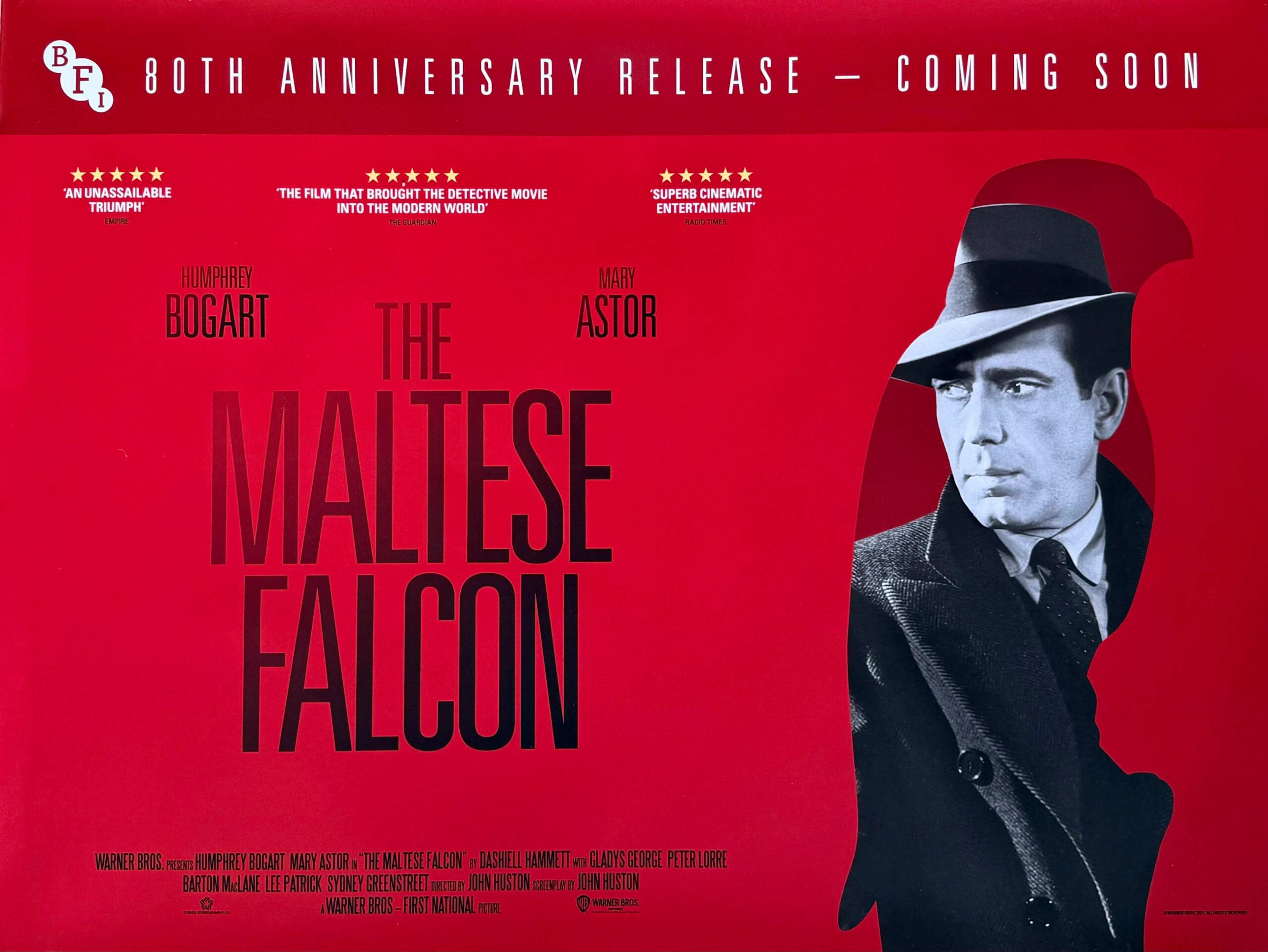Original The Maltese Falcon Movie Poster - Humphrey Bogart