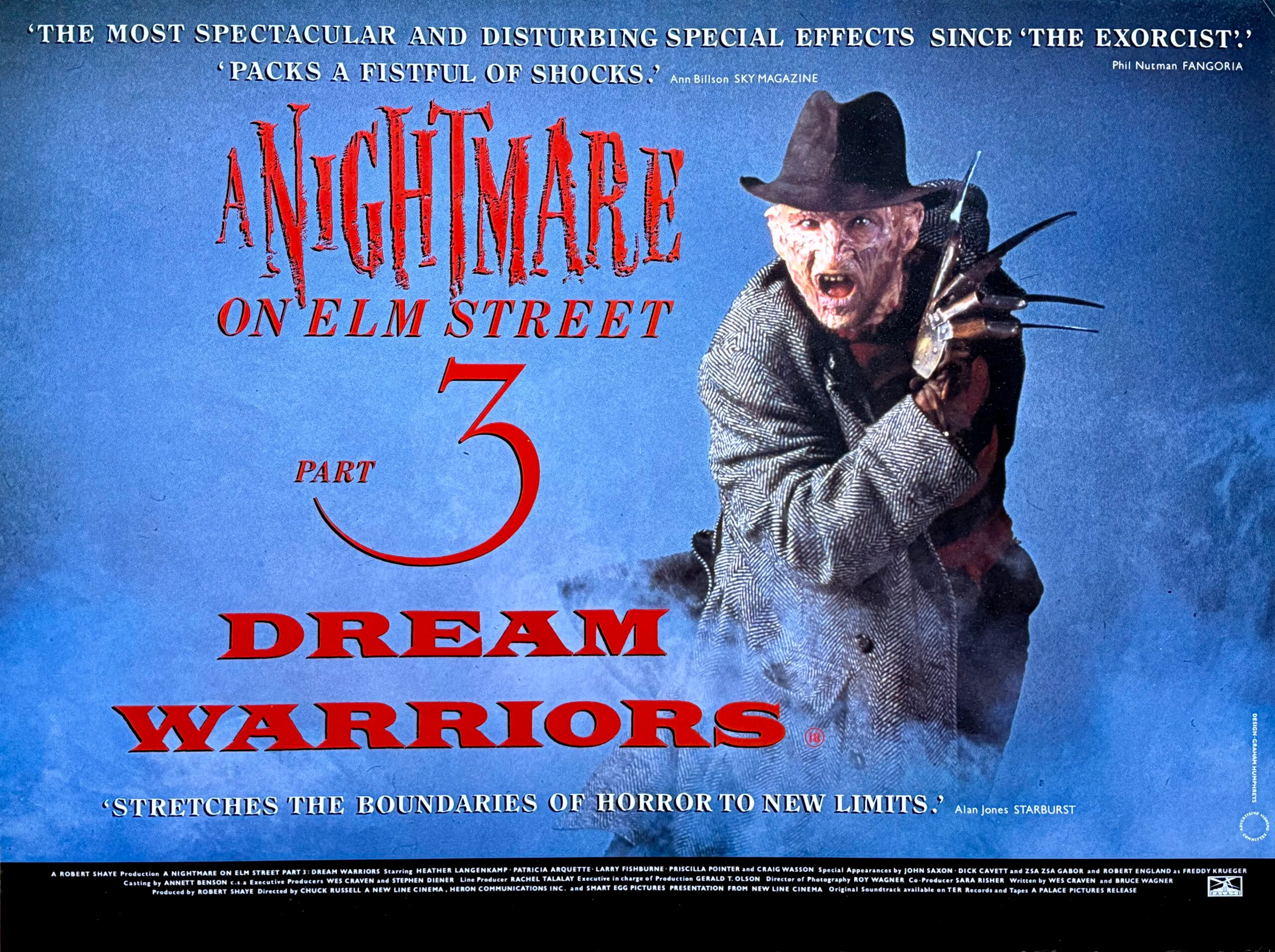 Original A Nightmare on Elm Street: Part 3 - Dream Warriors
