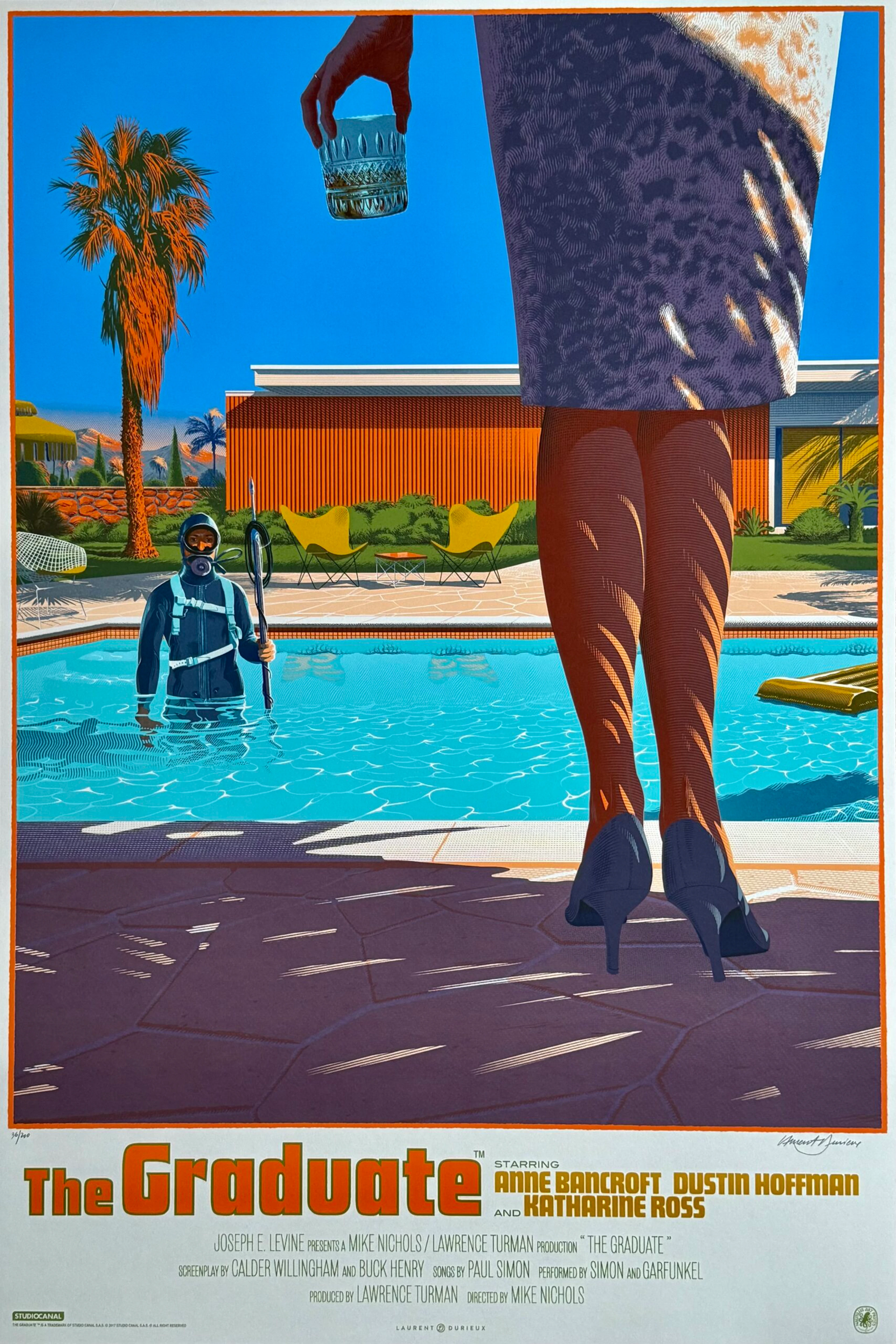 The Graduate Alternative Movie Poster - Dustin Hoffman - Comedy