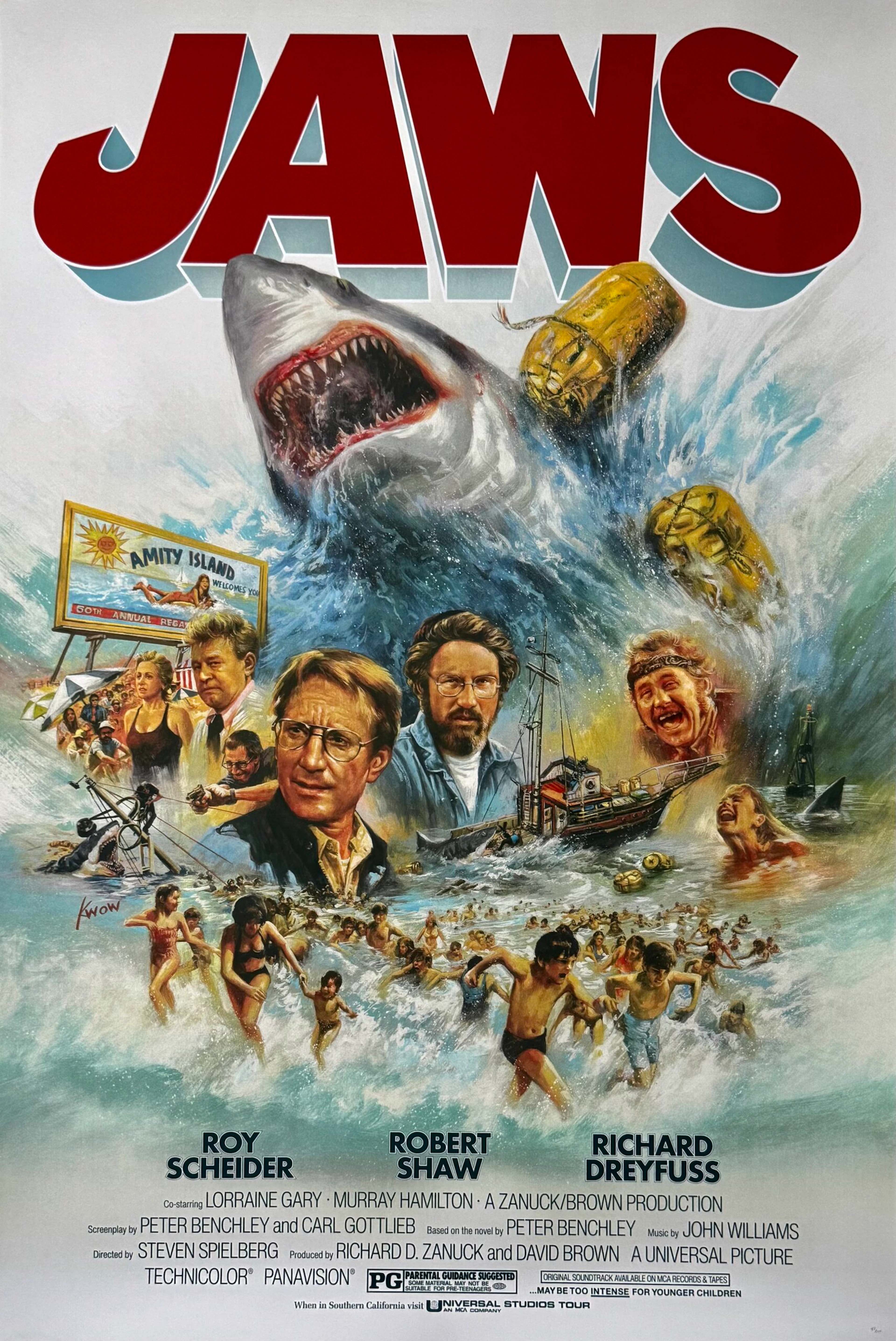 Jaws Alternative Movie Poster - Steven Spielberg - Art Print