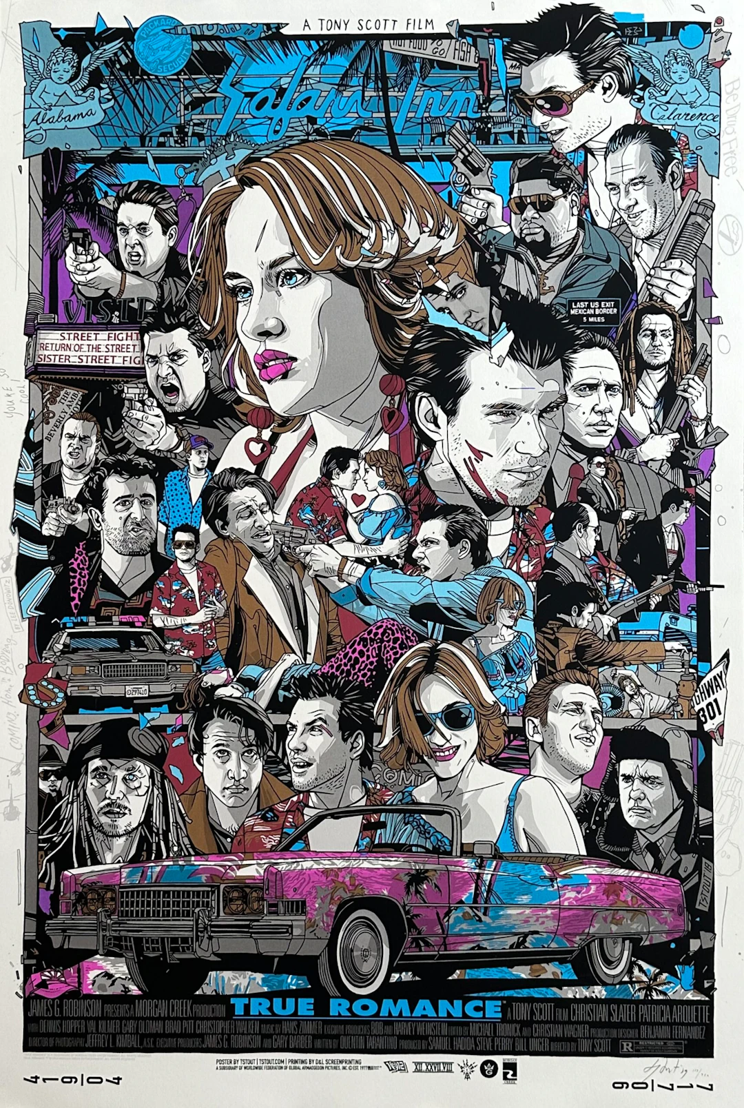 True Romance Alternative Movie Poster - Mondo - Tyler Stout