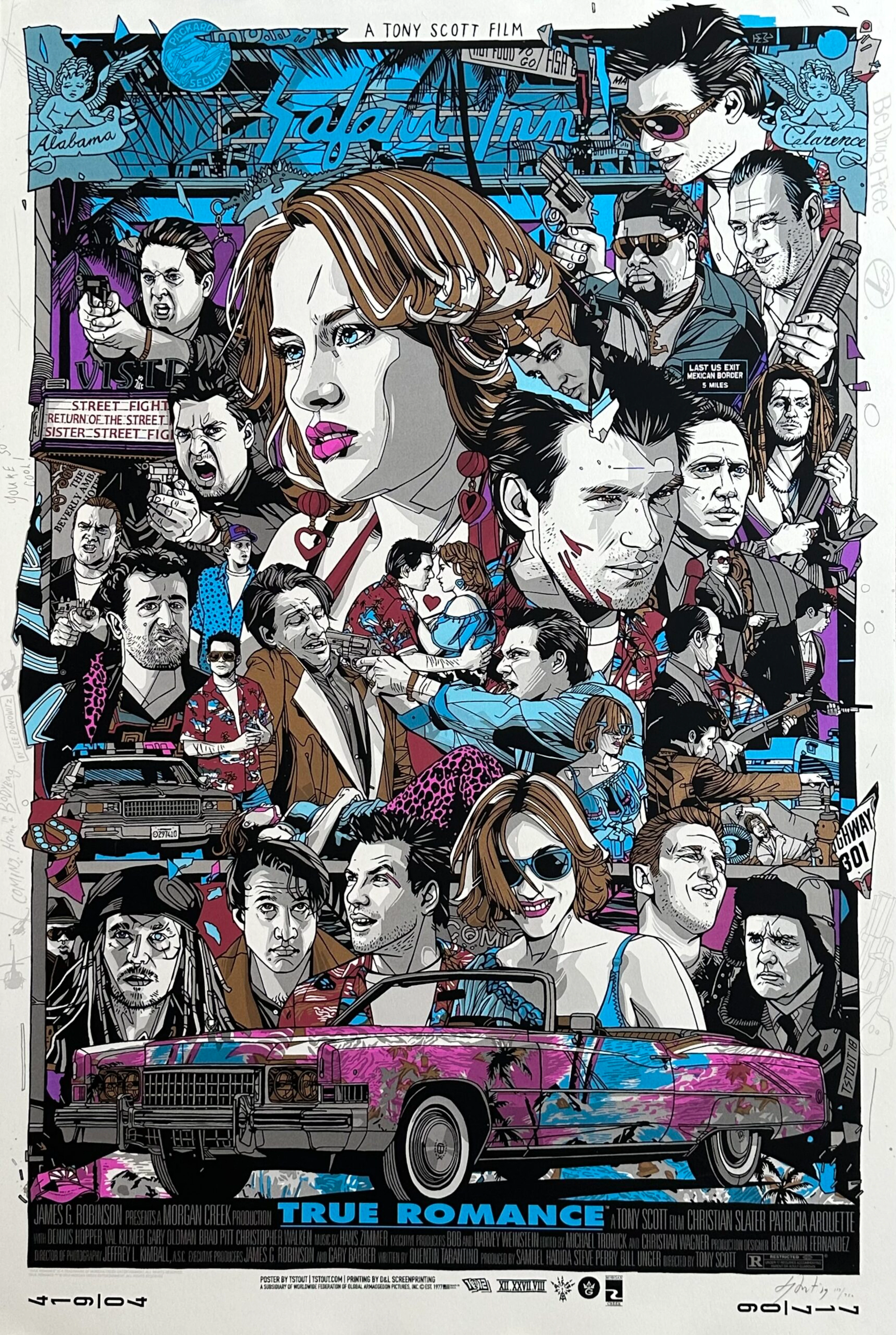 True Romance Alternative Movie Poster - Mondo - Tyler Stout