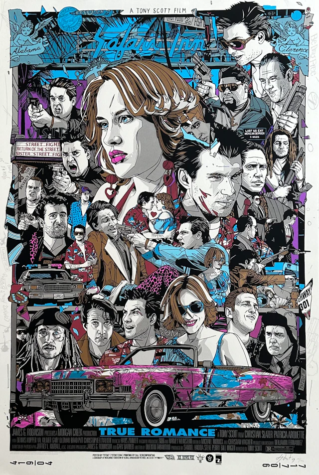 True Romance Alternative Movie Poster - Mondo - Tyler Stout