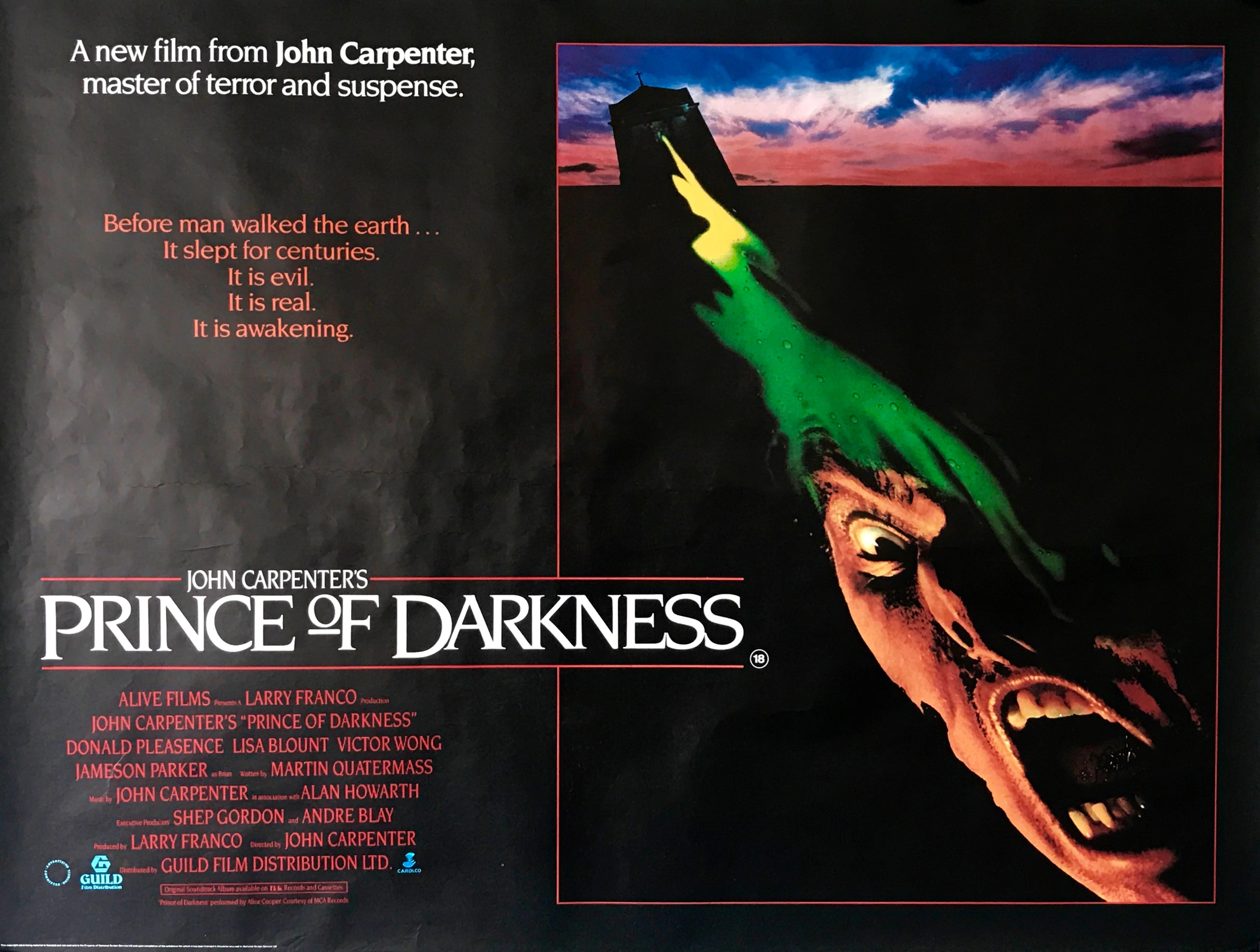 Original Prince of Darkness Movie Poster - John Carpenter - Horror