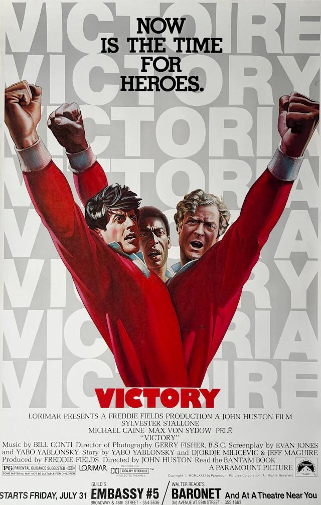 Original Victory (Escape to Victory) Movie Poster - Michael Caine