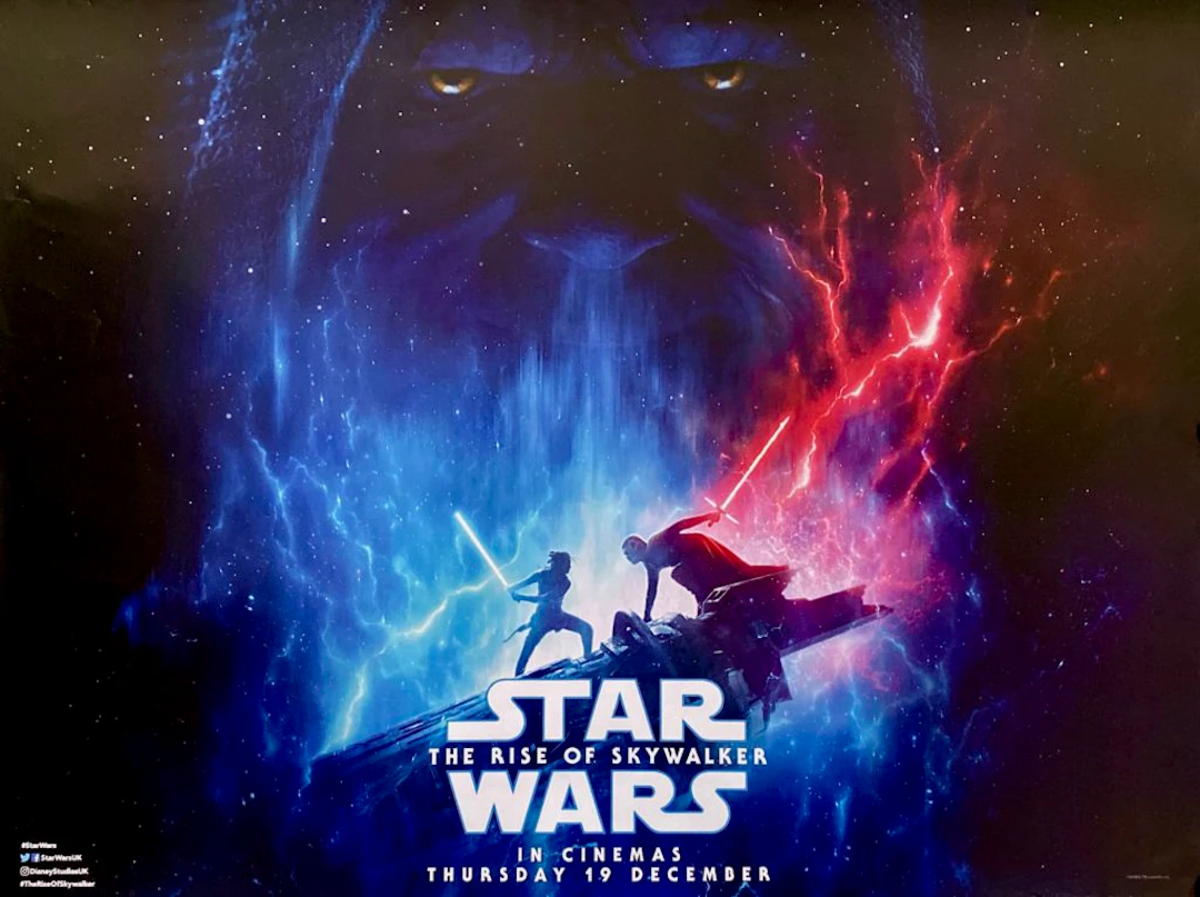 Star Wars The Rise of Skywalker Movie Poster - Princess Leia - Rey