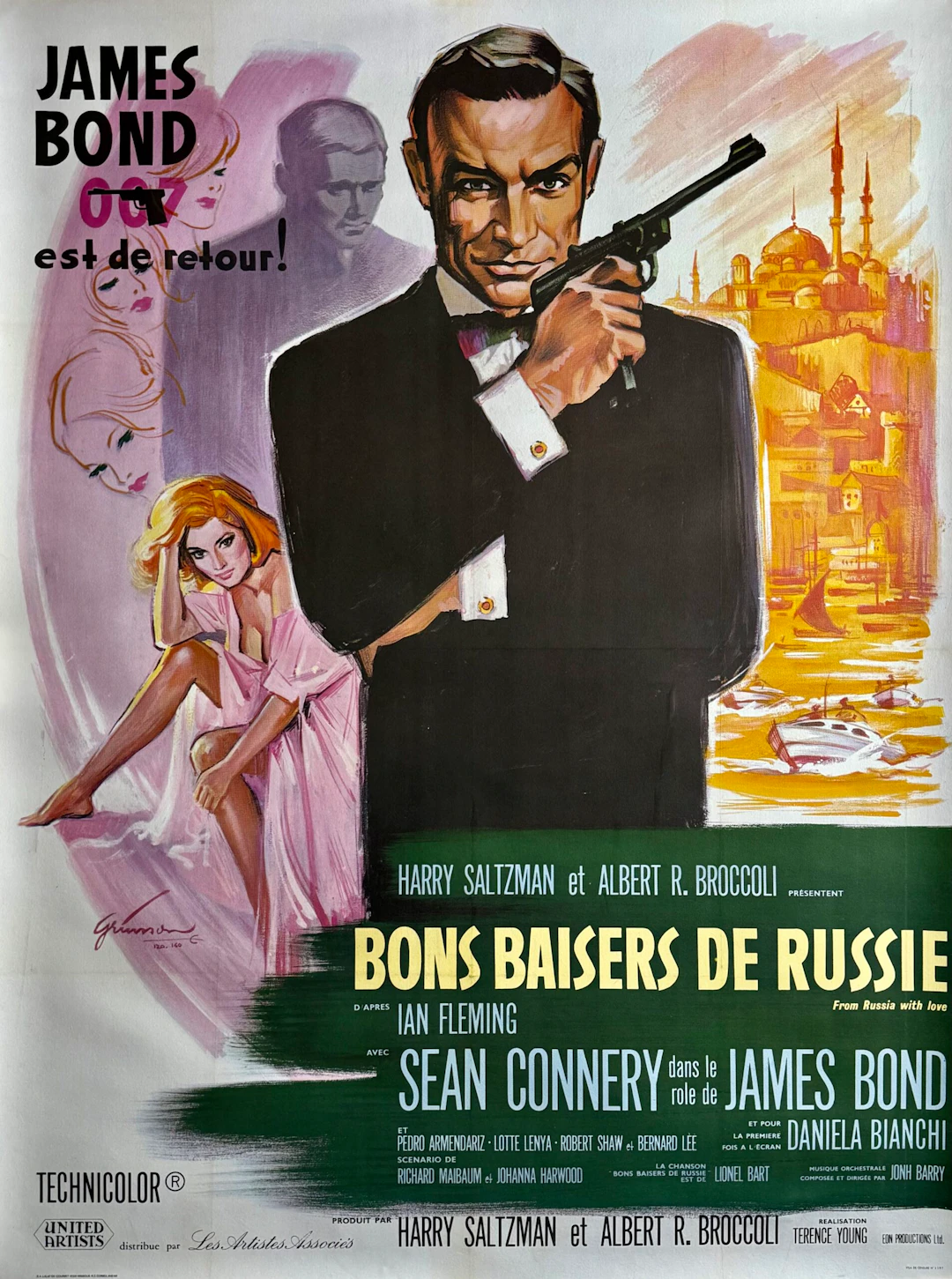 James Bond: From Russia With Love Movie Poster - Sean Connery