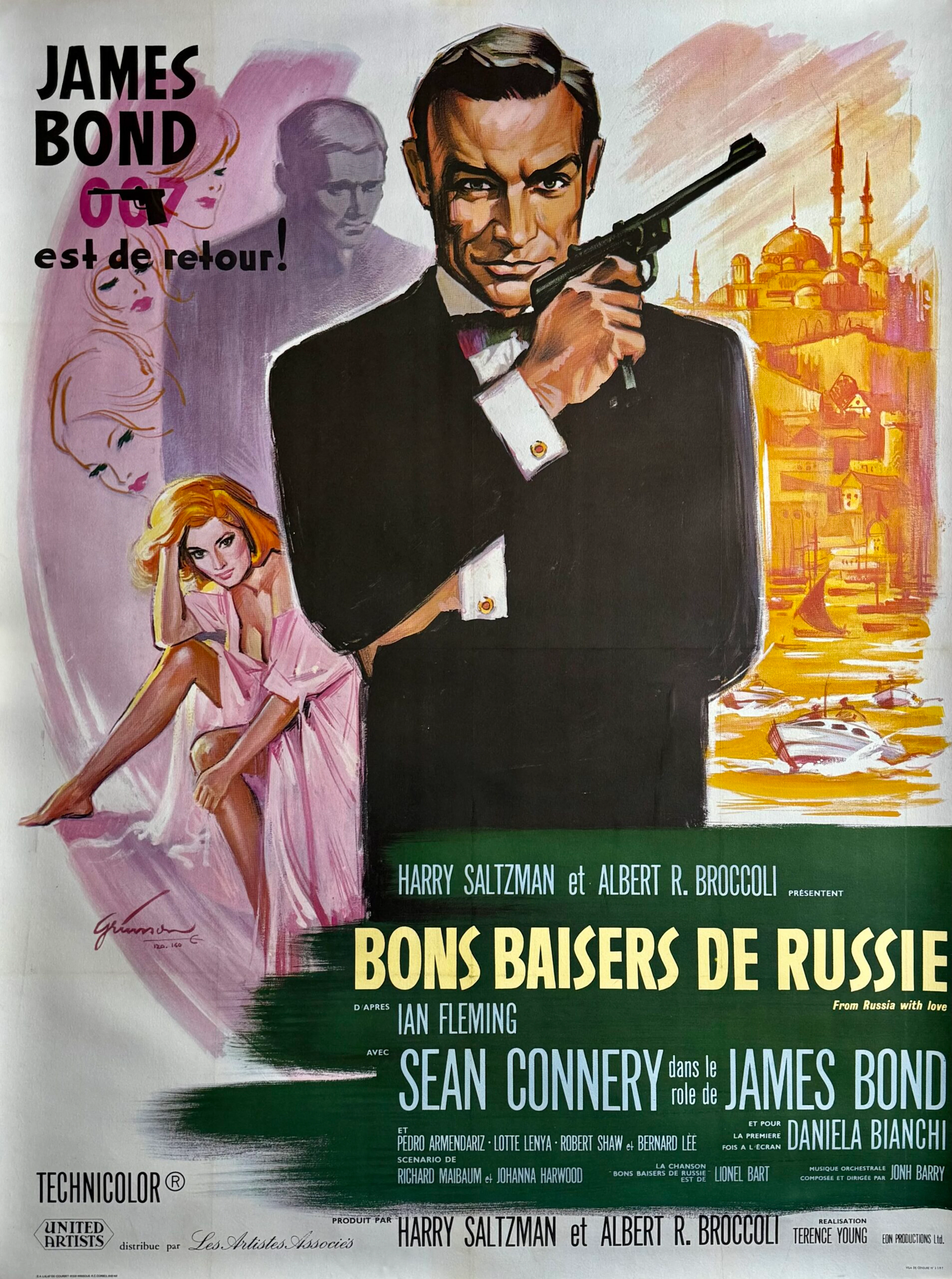 James Bond: From Russia With Love Movie Poster - Sean Connery