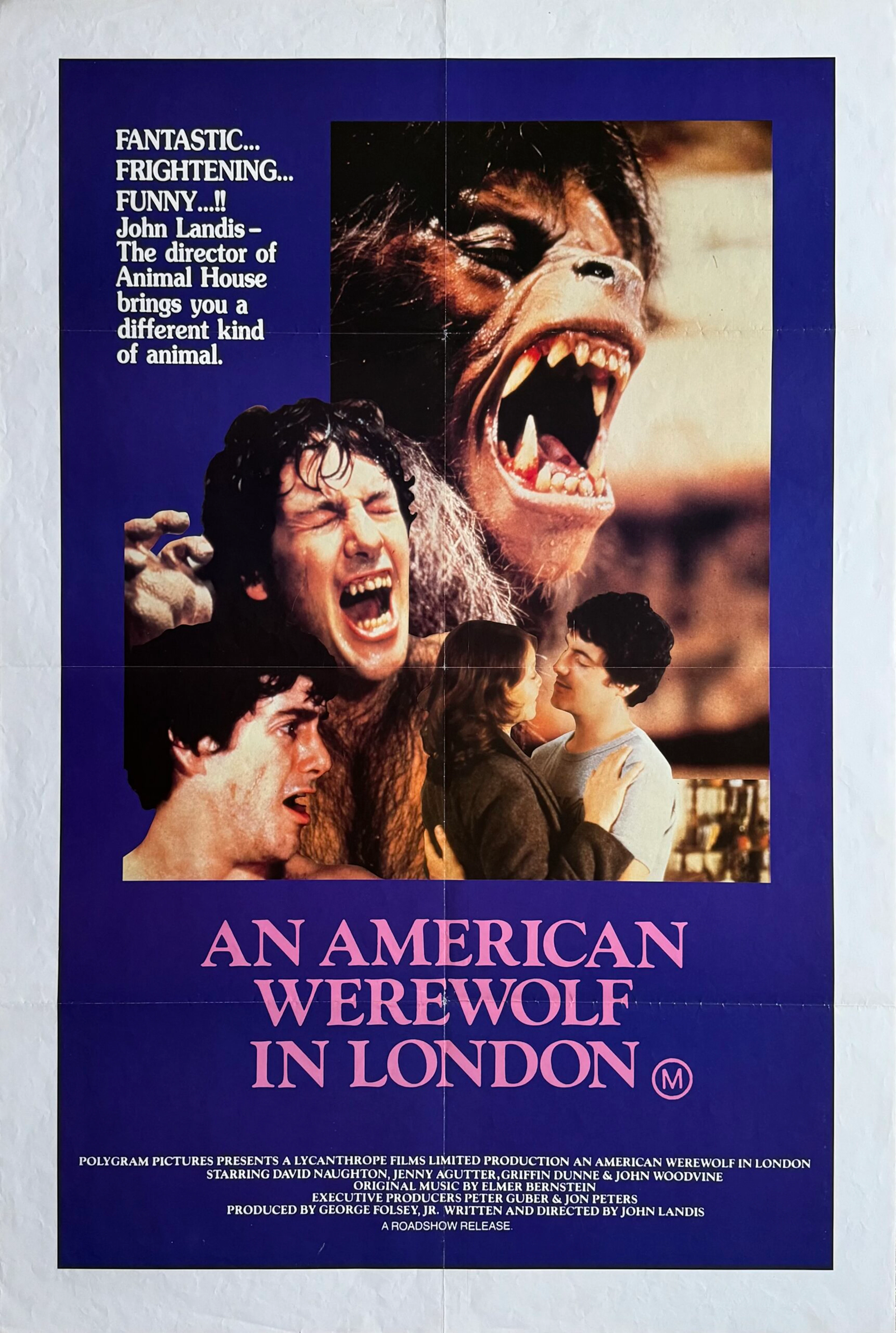 Original An American Werewolf in London Movie Poster - Horror