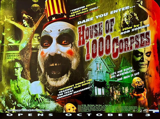 Original House of 1000 Corpses Movie Poster - Rob Zombie