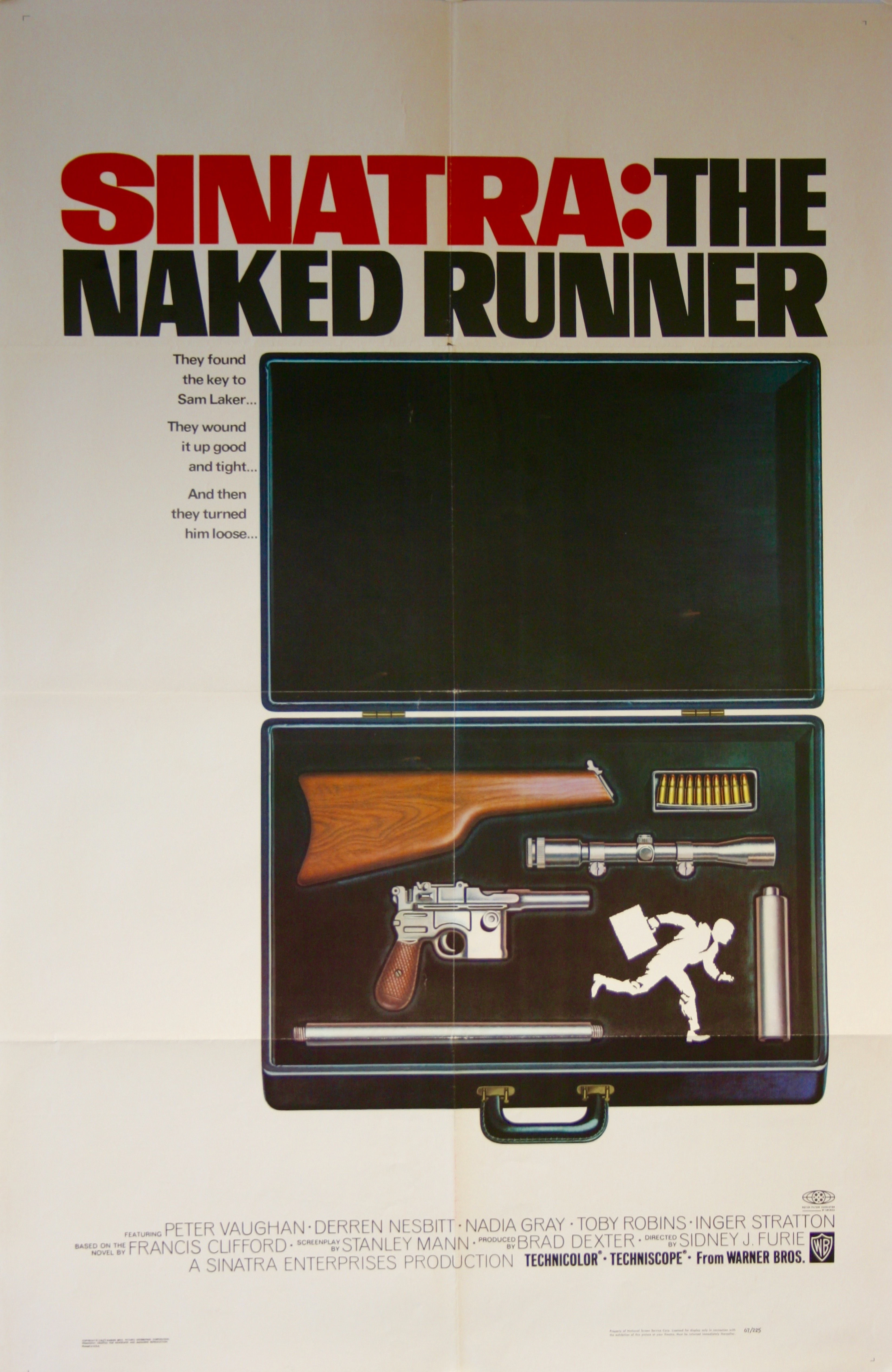 The Naked Runner - Vintage Movie Posters