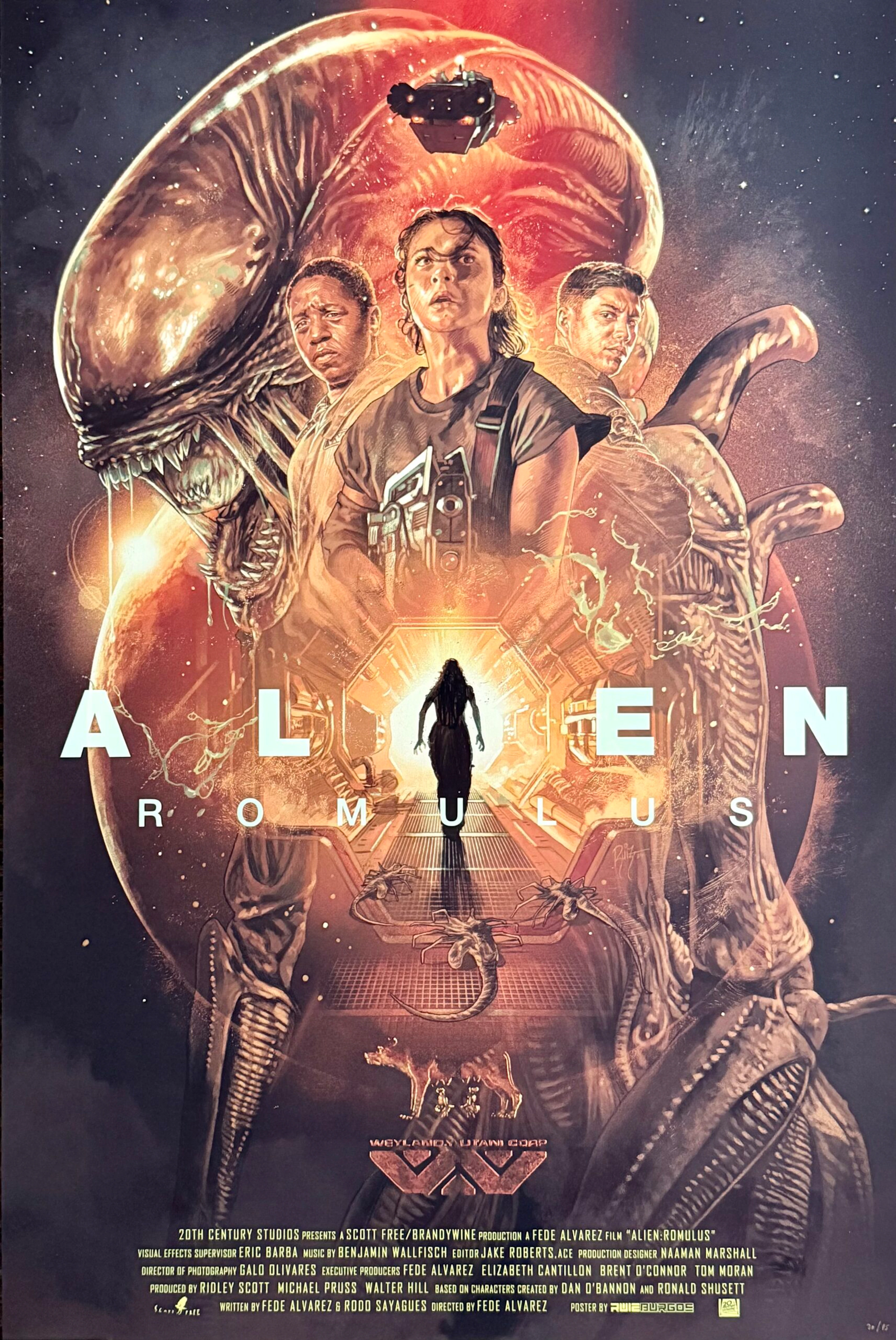 Alien: Romulus Alternative Movie Poster - Fede Alvarez - Horror