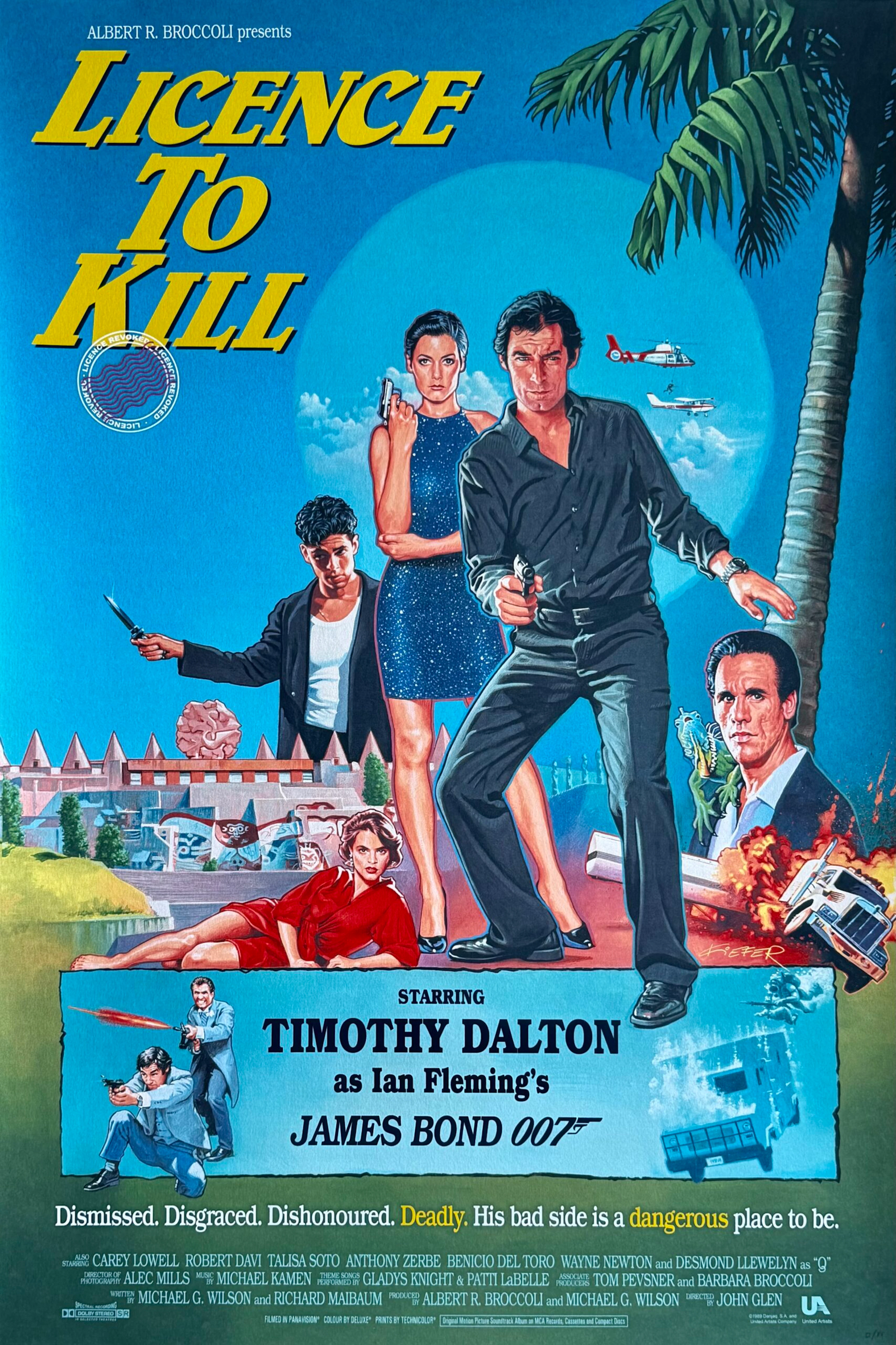 James Bond: Licence To Kill Alternative Movie Poster - 007