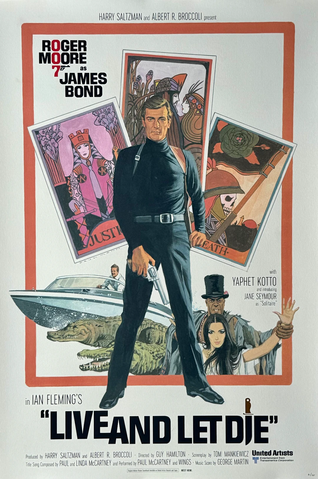 James Bond: Live and Let Die Alternative Movie Poster - 007
