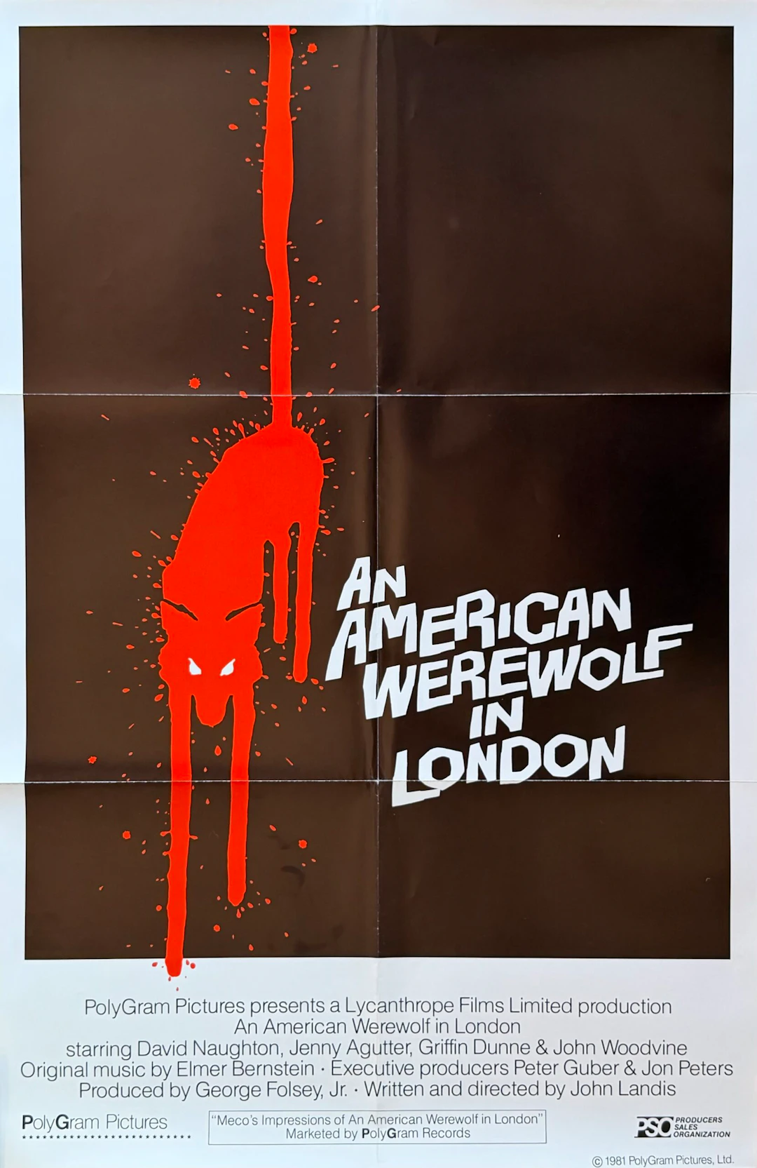 An American Werewolf in London Poster - John Landis