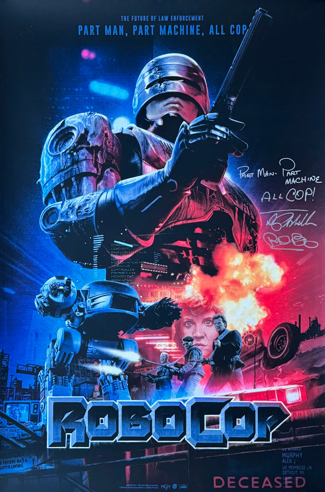 Robocop Alternative Movie Poster - Paul Verhoeven - Saniose